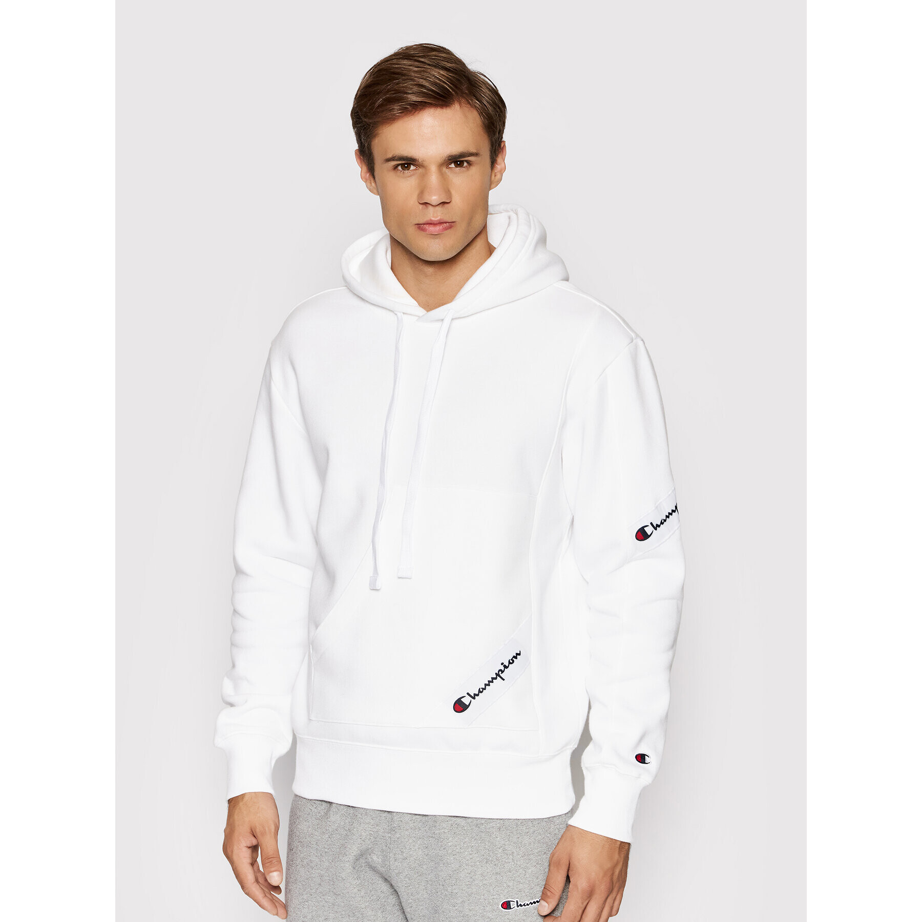 Champion Mikina 216549 Bílá Custom Fit - Pepit.cz