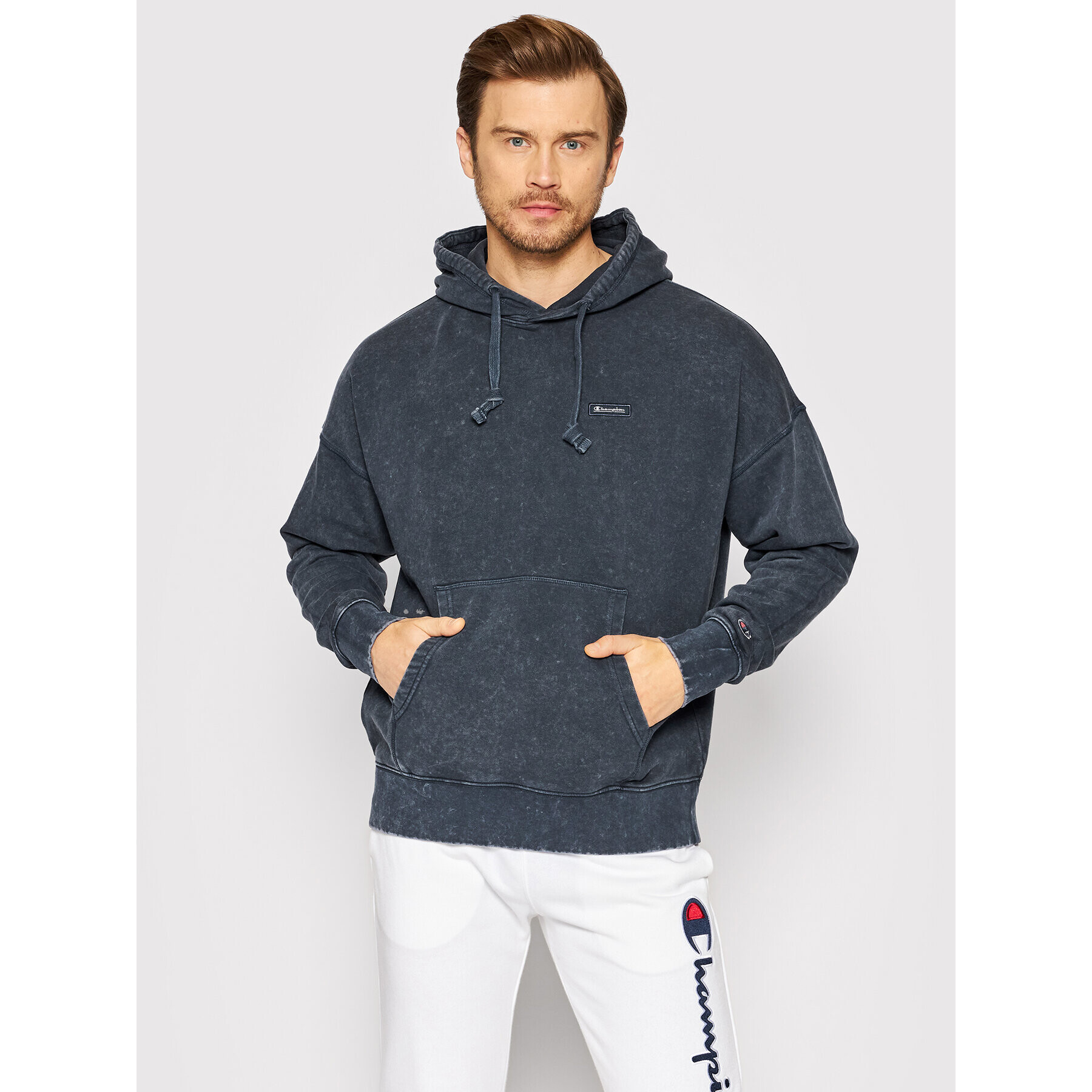 Champion Mikina 217083 Tmavomodrá Baggy Fit - Pepit.cz