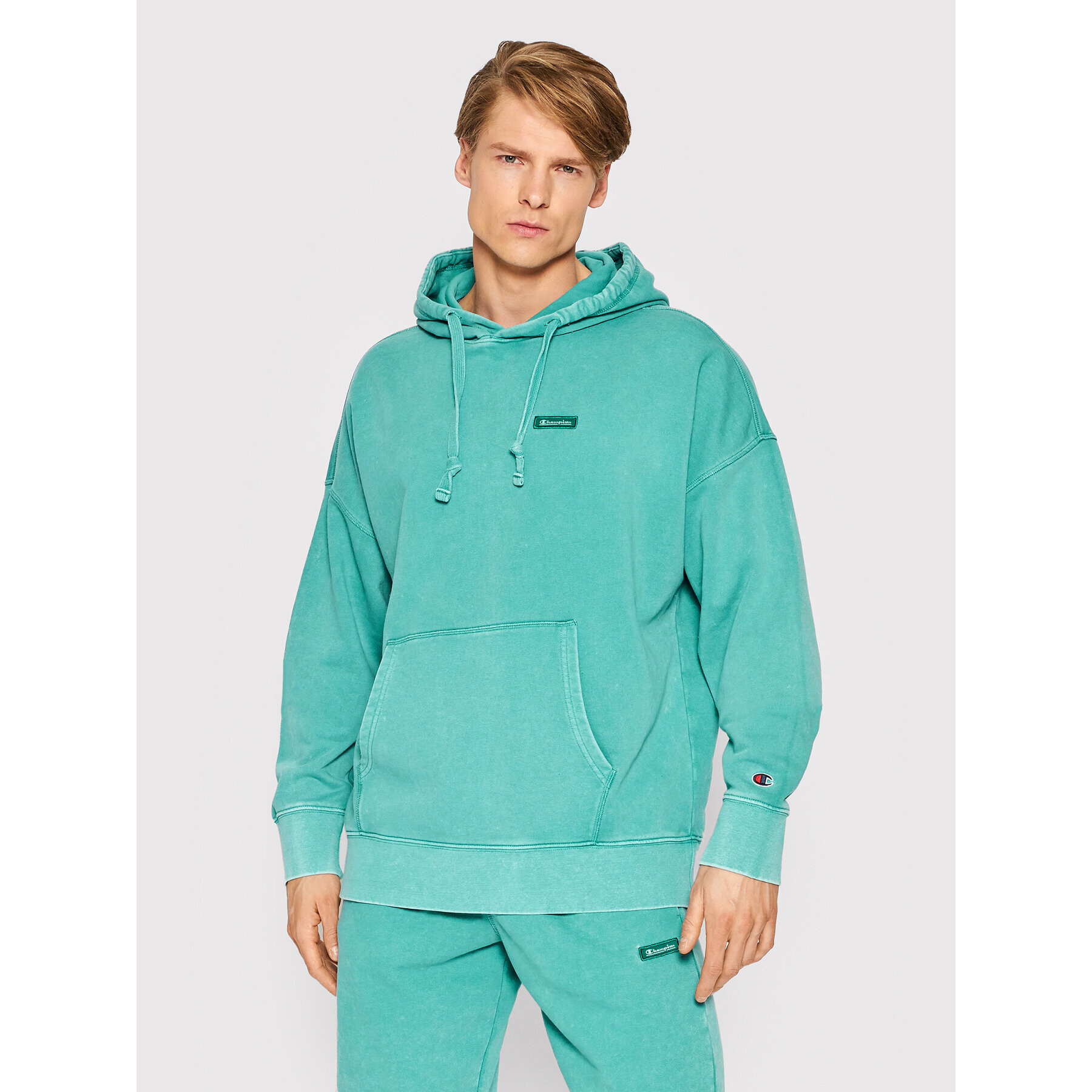 Champion Mikina 217083 Zelená Baggy Fit - Pepit.cz