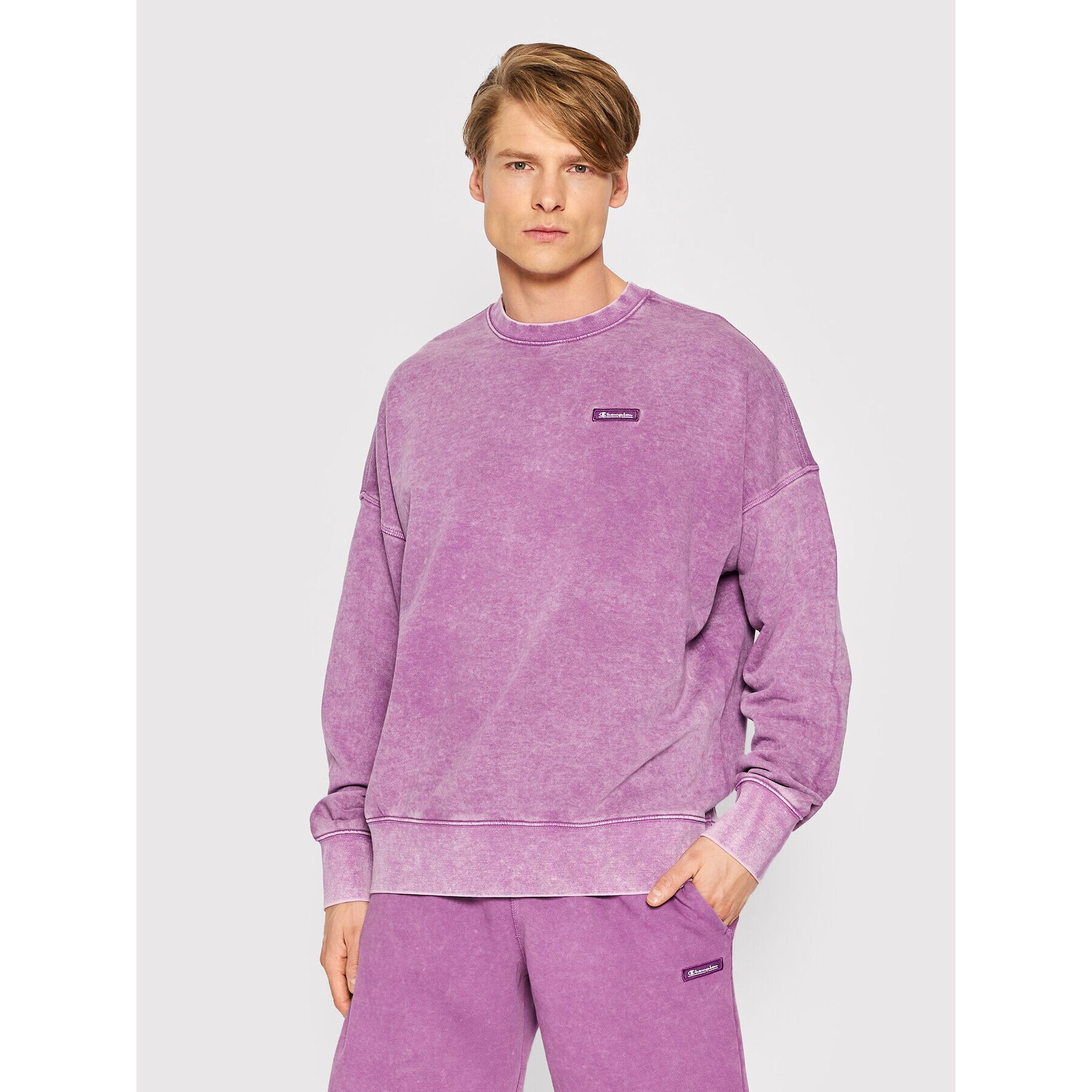 Champion Mikina 217084 Fialová Baggy Fit - Pepit.cz