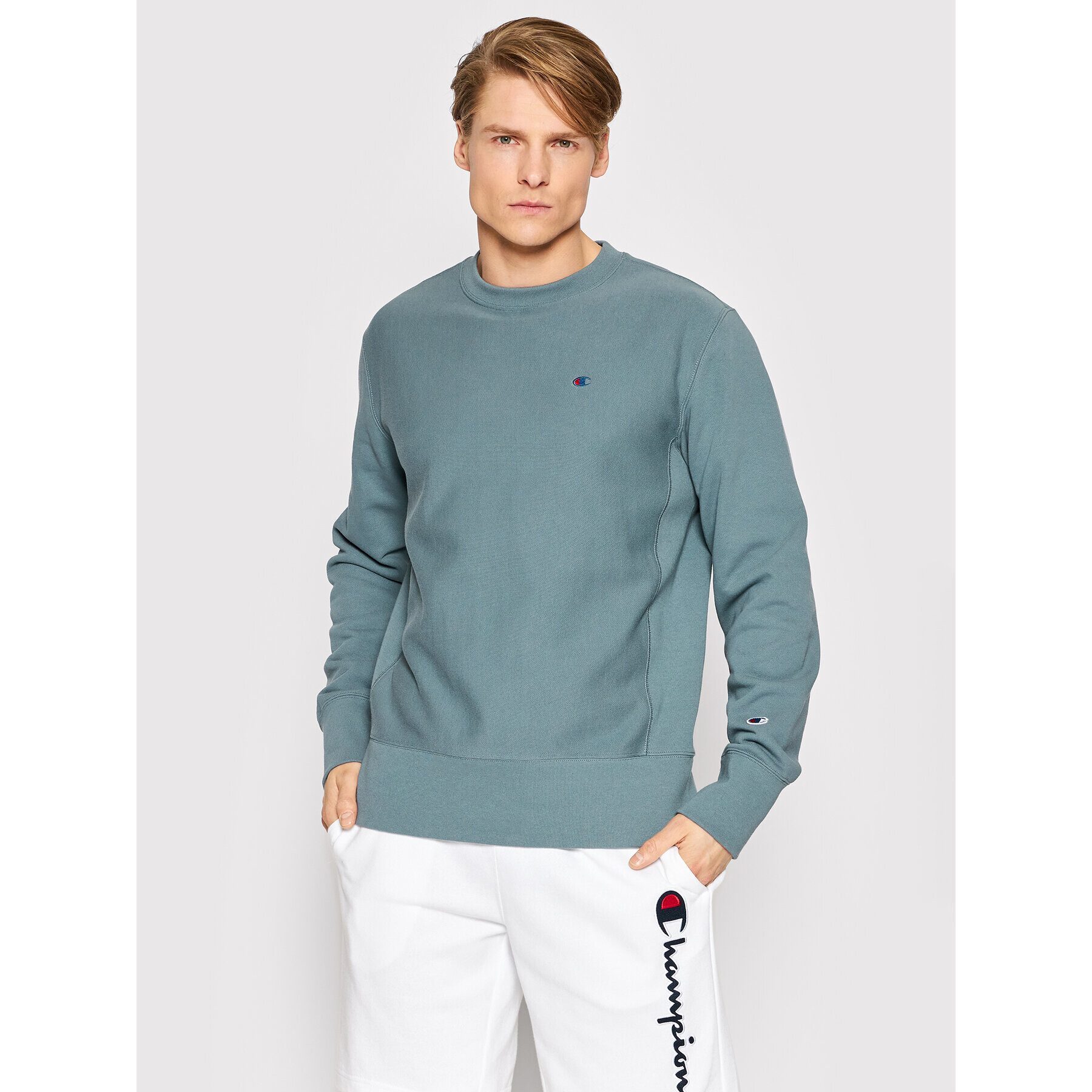 Champion Mikina 217223 Modrá Regular Fit - Pepit.cz