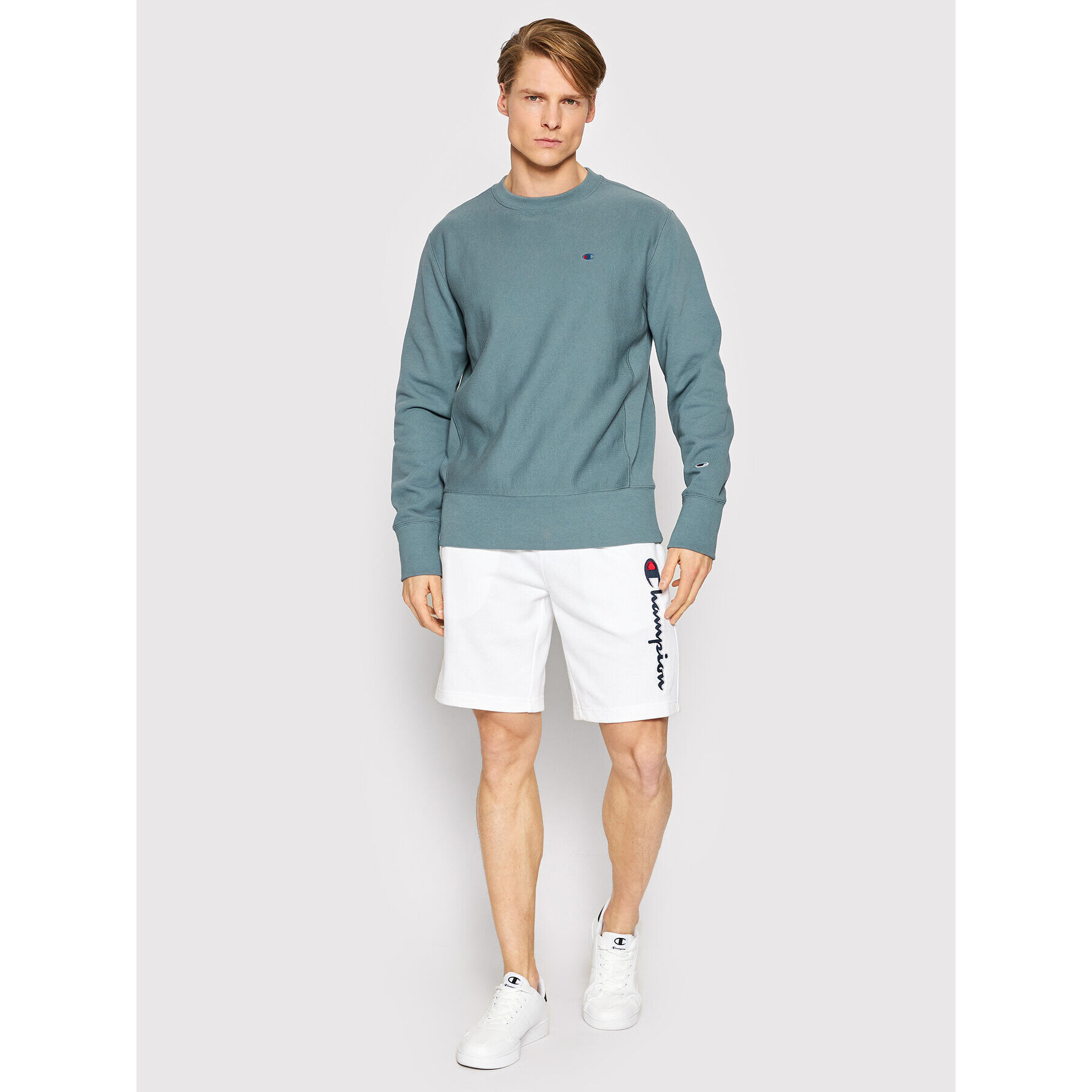 Champion Mikina 217223 Modrá Regular Fit - Pepit.cz