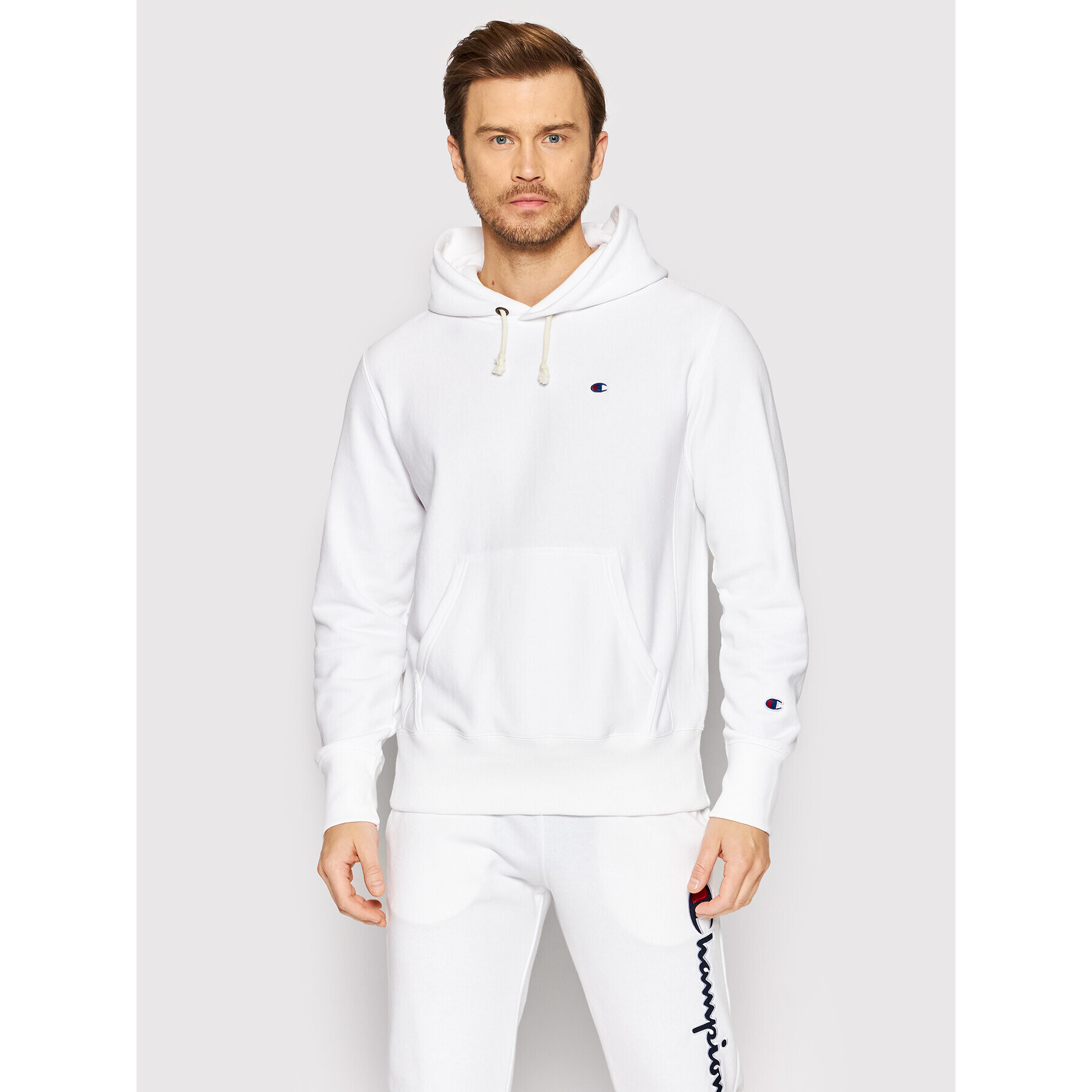 Champion Mikina 217233 Bílá Custom Fit - Pepit.cz