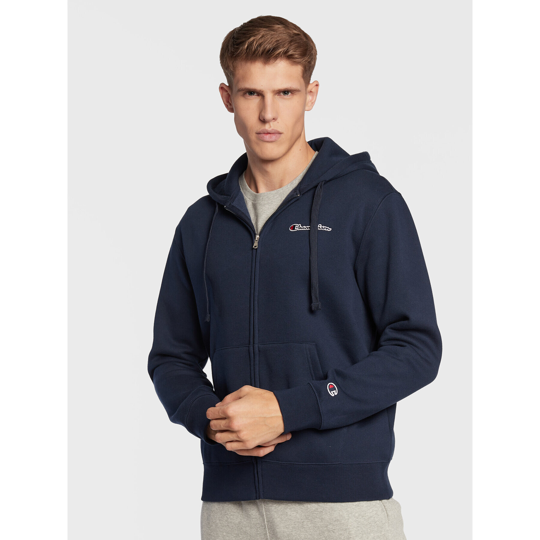 Champion Mikina 217864 Tmavomodrá Regular Fit - Pepit.cz