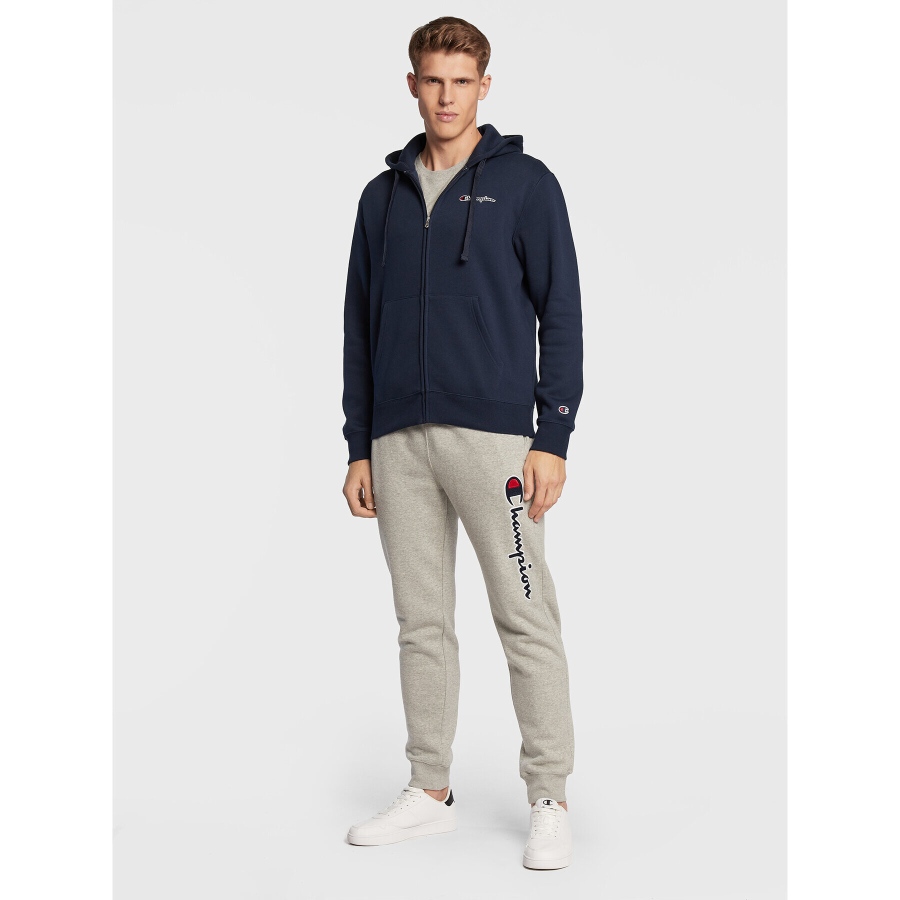 Champion Mikina 217864 Tmavomodrá Regular Fit - Pepit.cz