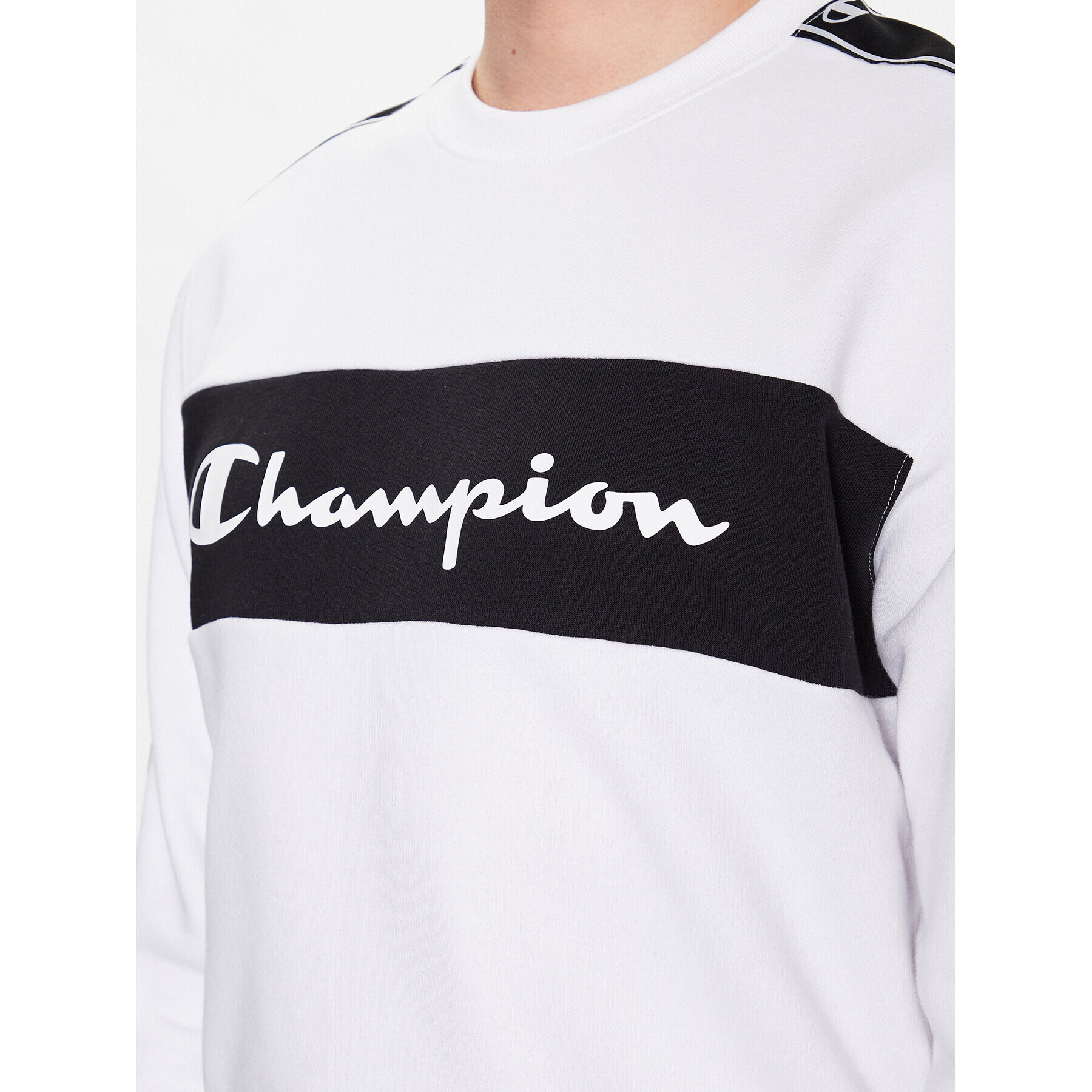 Champion Mikina 218474 Bílá Regular Fit - Pepit.cz