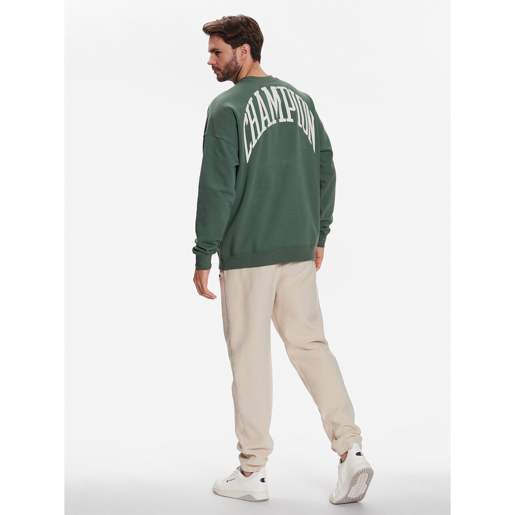 Champion Mikina 218517 Zelená Baggy Fit - Pepit.cz