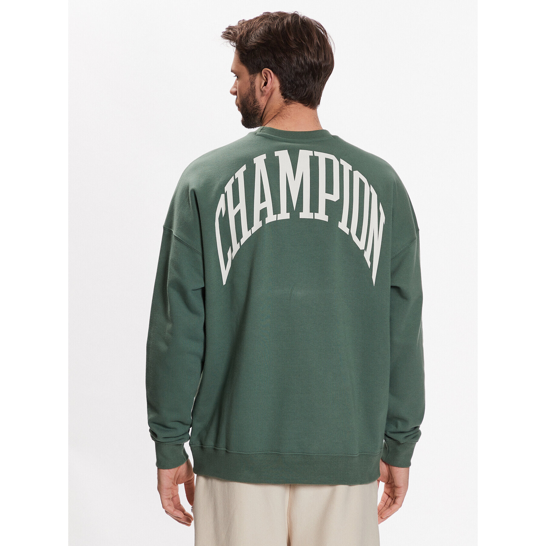 Champion Mikina 218517 Zelená Baggy Fit - Pepit.cz