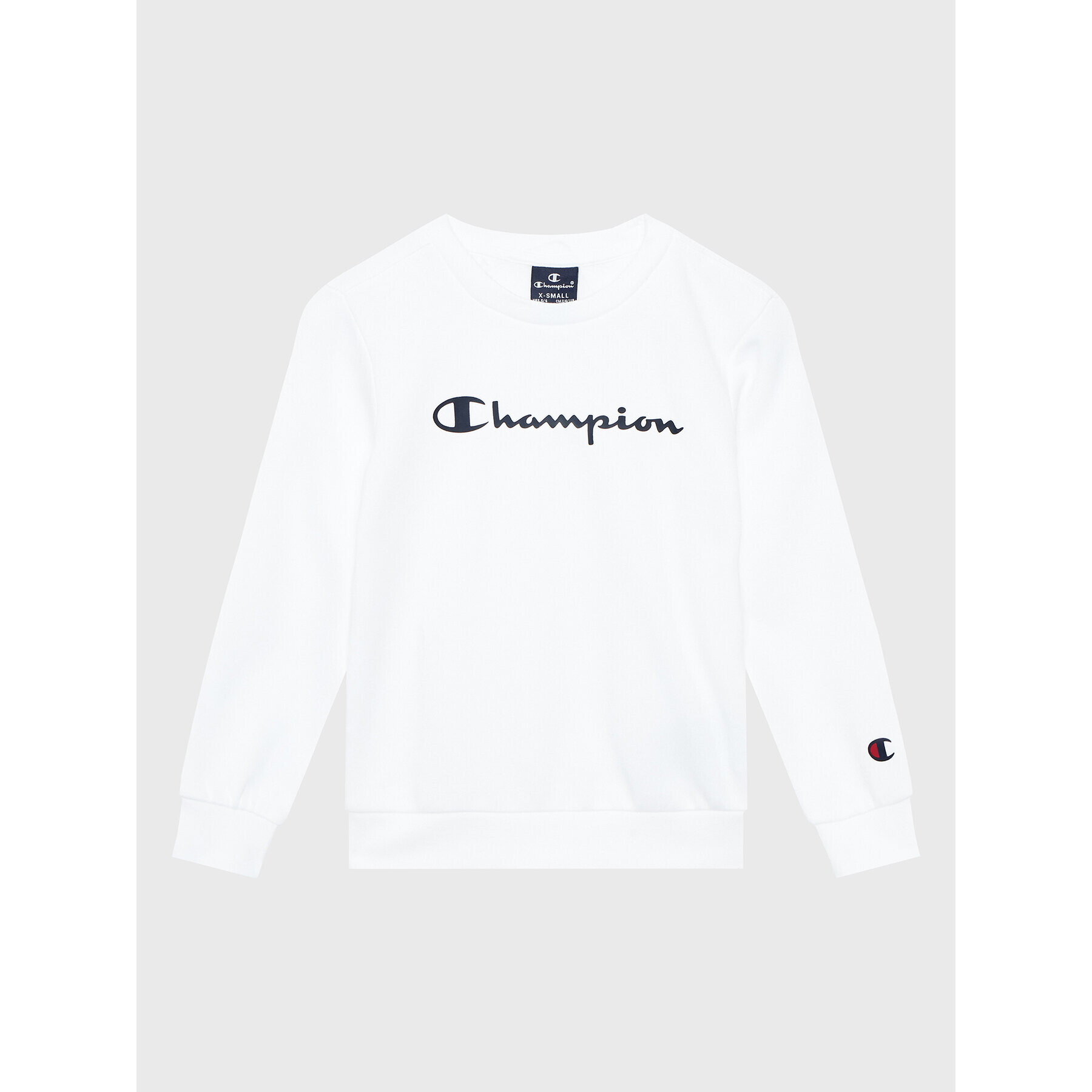 Champion Mikina 305360 Bílá Regular Fit - Pepit.cz