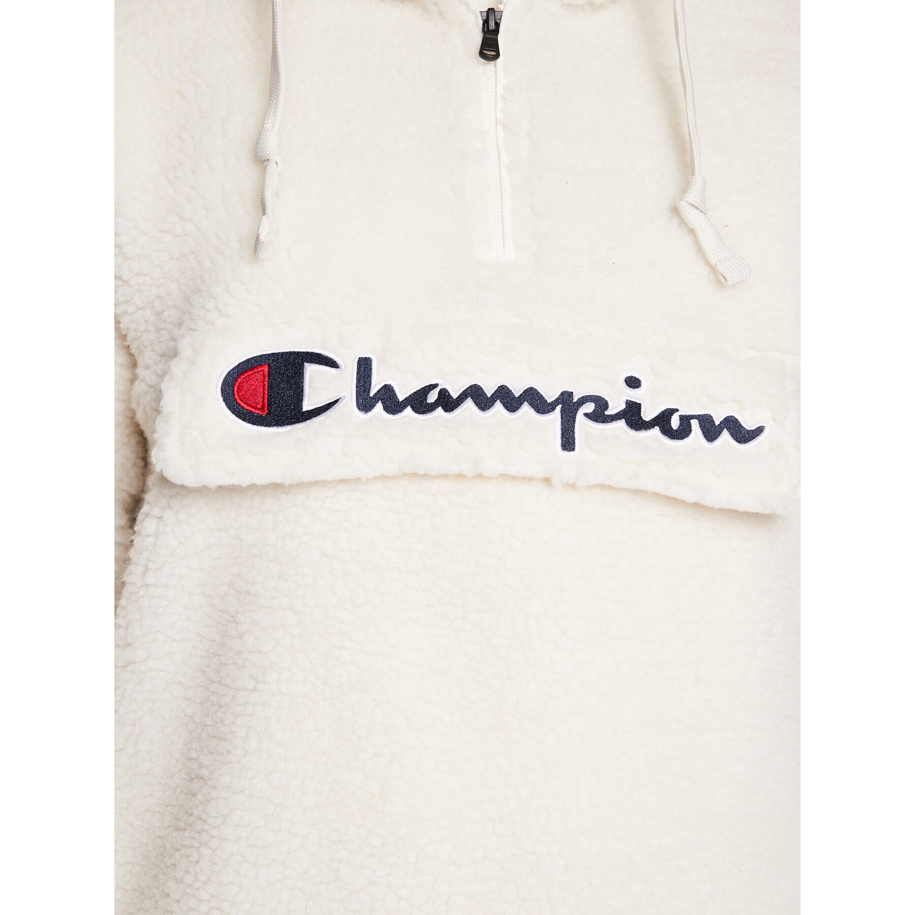 Champion Mikina Big Pocket 218092 Bílá Regular Fit - Pepit.cz