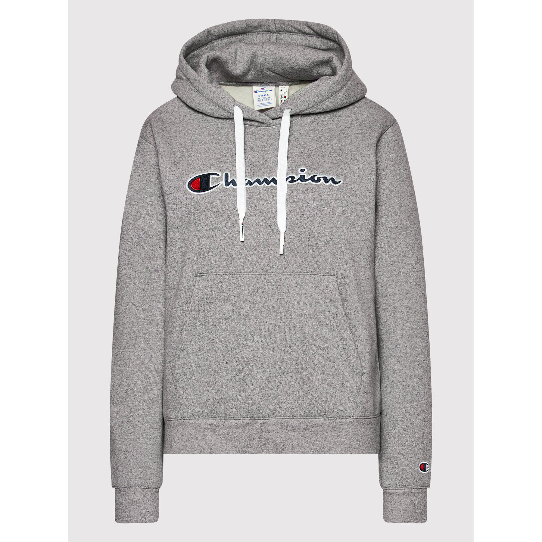 Champion Mikina Blend Script Logo 114461 Šedá Regular Fit - Pepit.cz