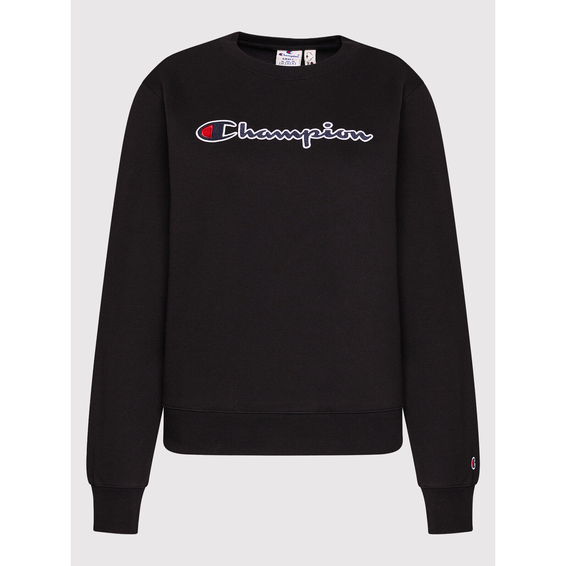 Champion Mikina Blend Script Logo 114462 Černá Regular Fit - Pepit.cz