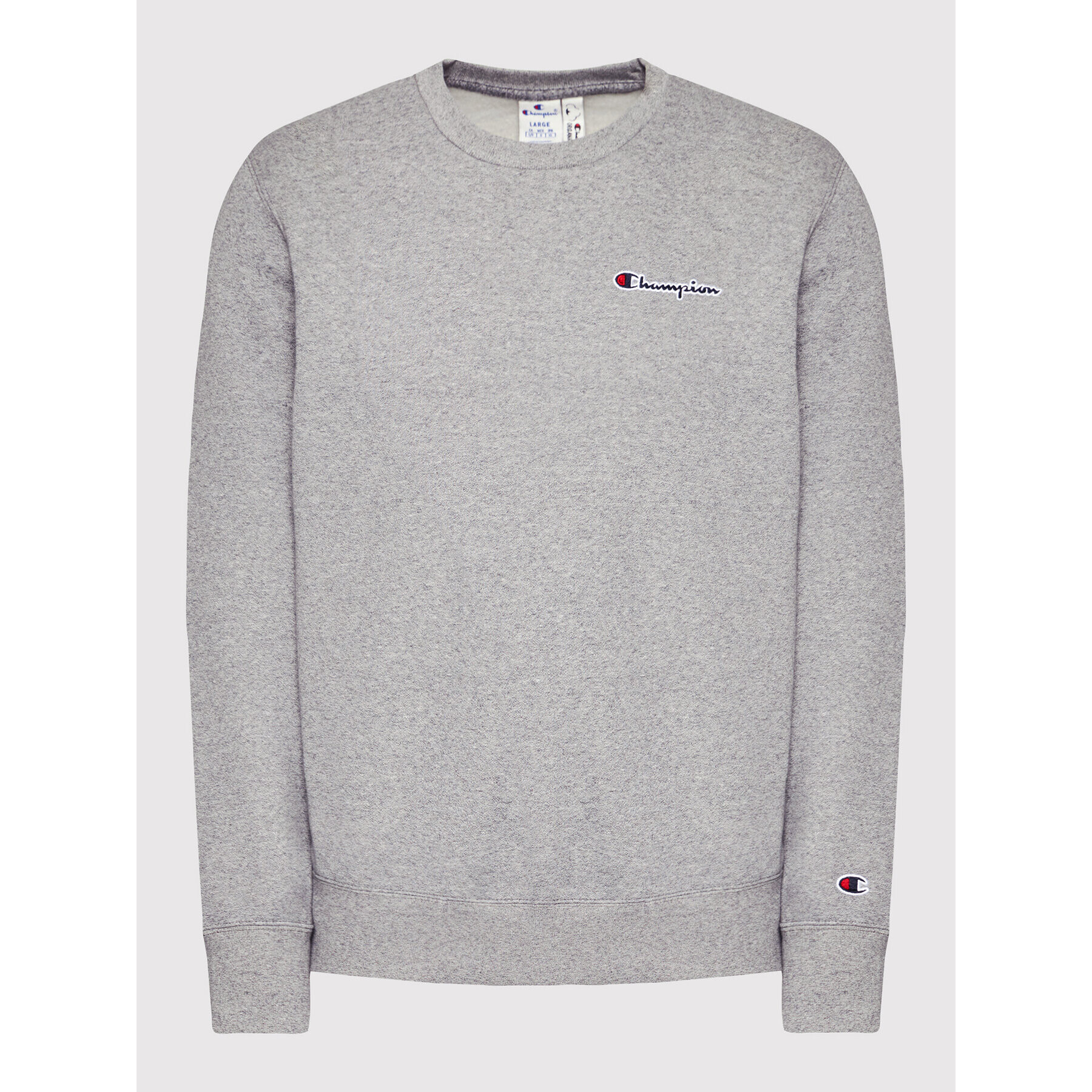 Champion Mikina Blend Small Script Logo 216476 Šedá Regular Fit - Pepit.cz