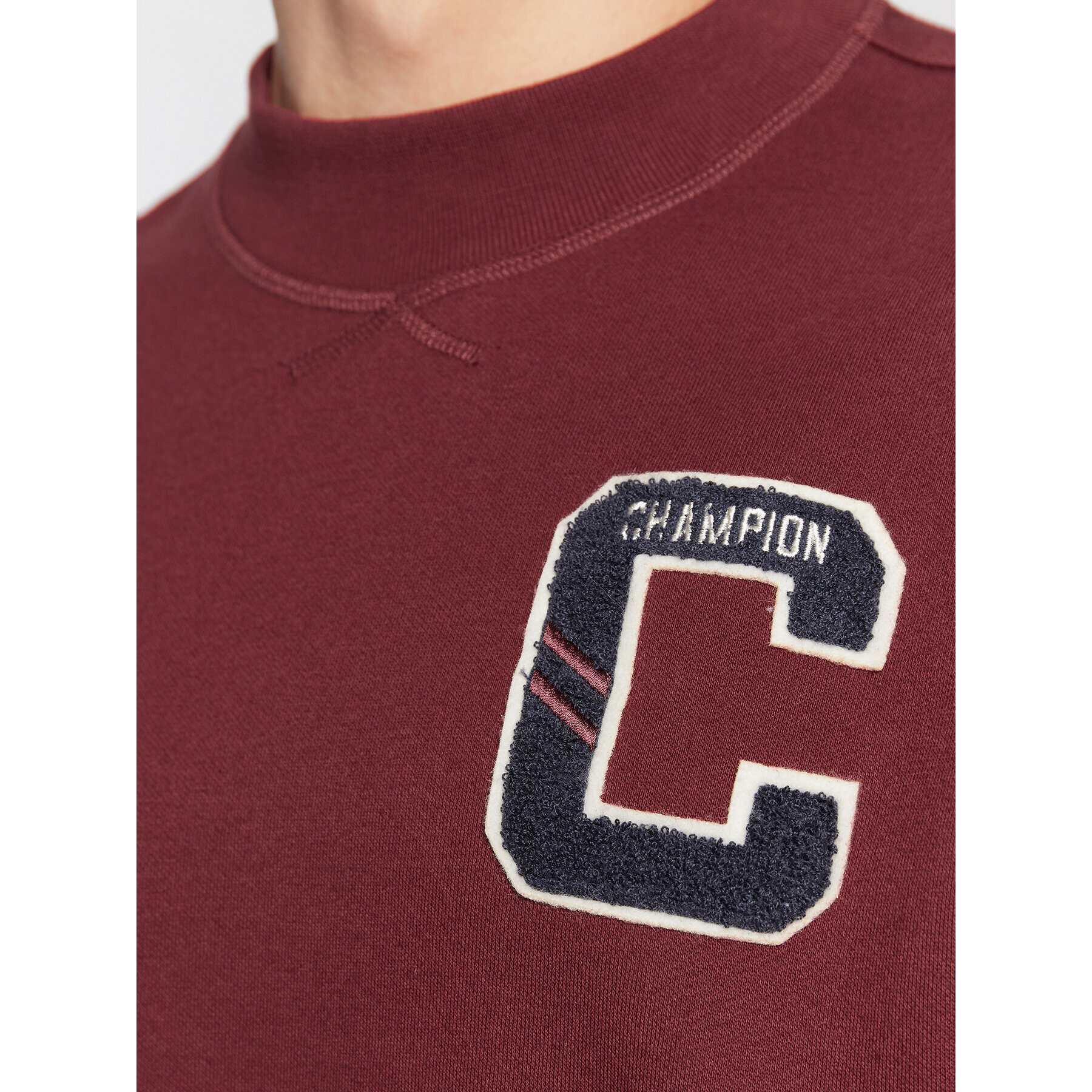 Champion Mikina Bookstore Logo 217885 Bordó Custom Fit - Pepit.cz