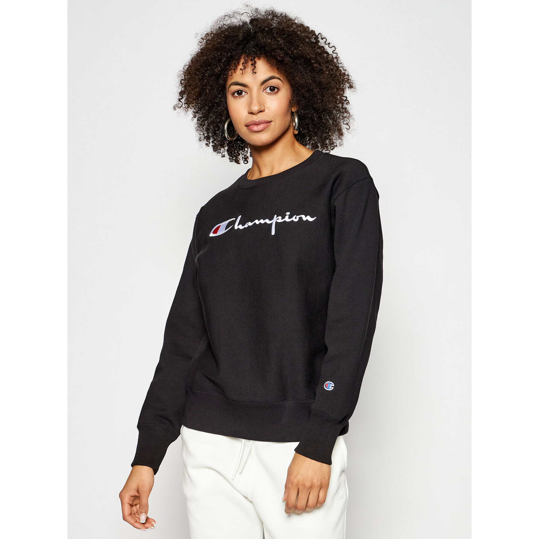 Champion Mikina Crewneck 113152 Černá Standard Fit - Pepit.cz