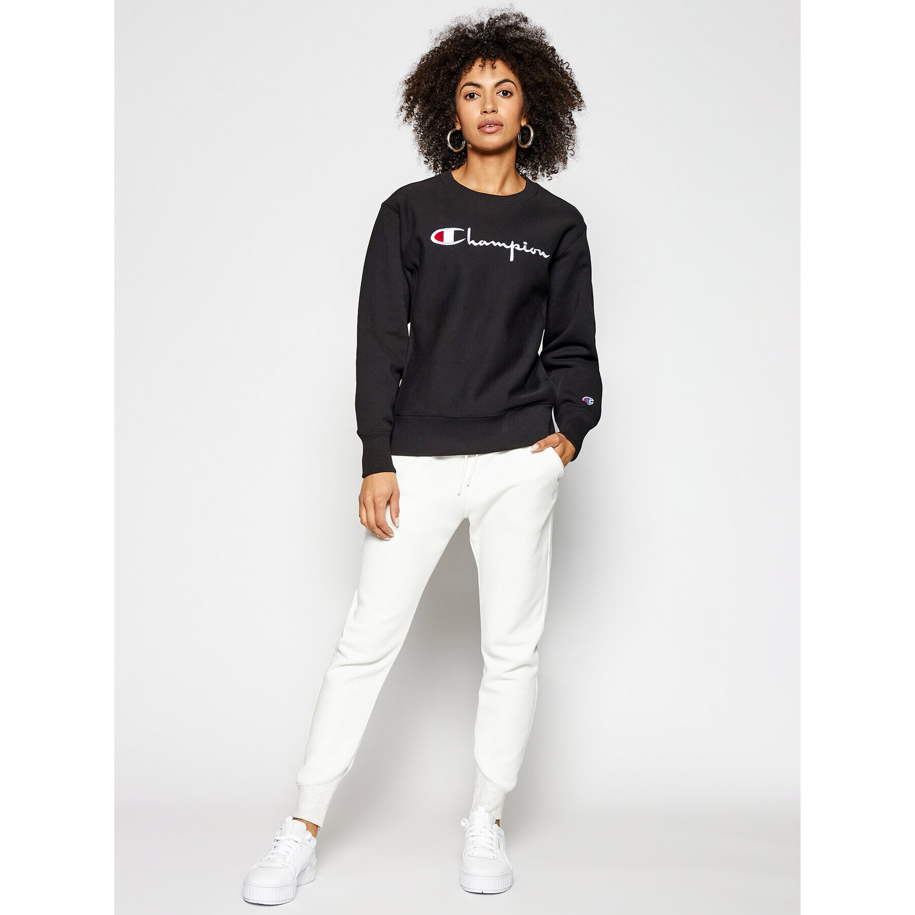 Champion Mikina Crewneck 113152 Černá Standard Fit - Pepit.cz