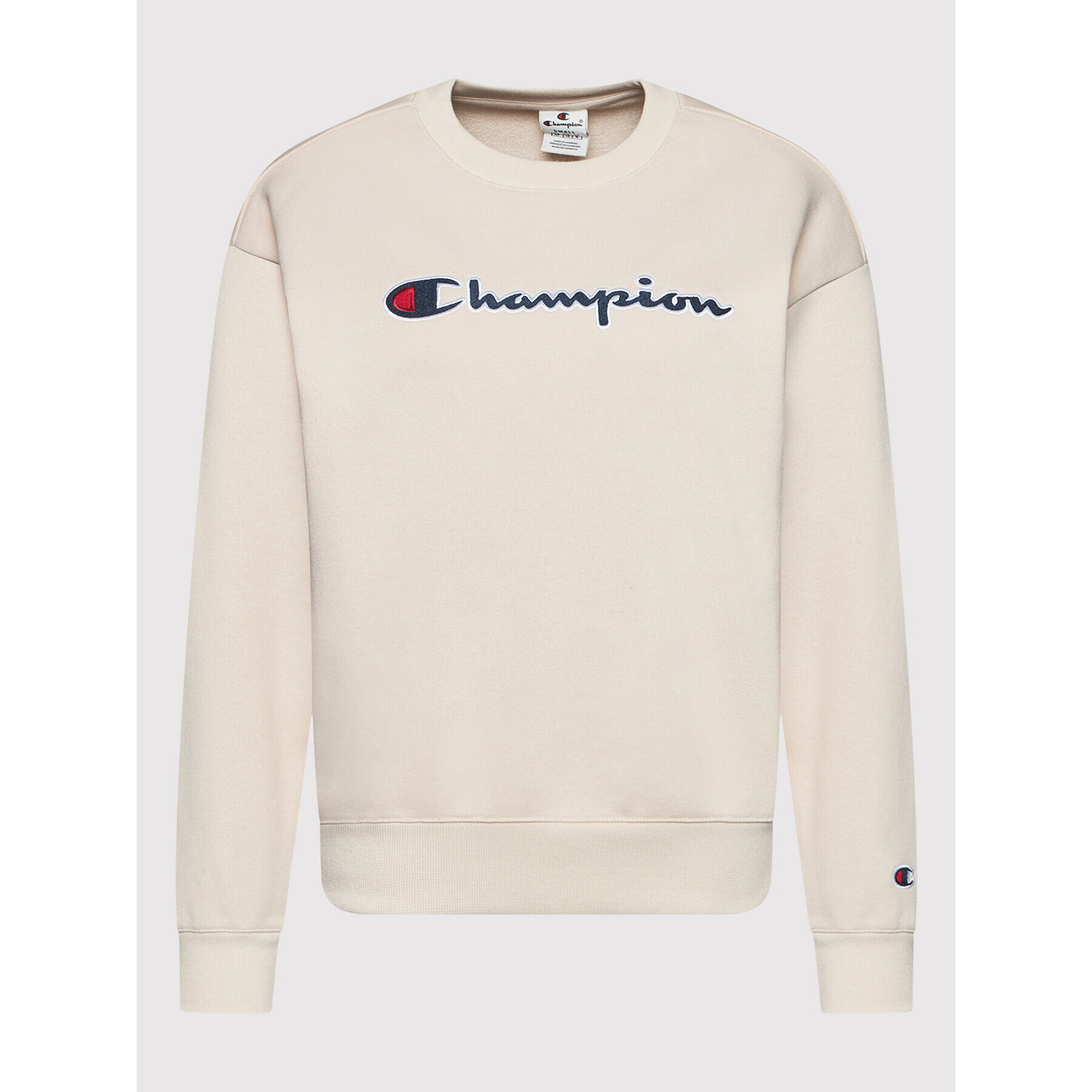 Champion Mikina Crewneck 114922 Béžová Regular Fit - Pepit.cz