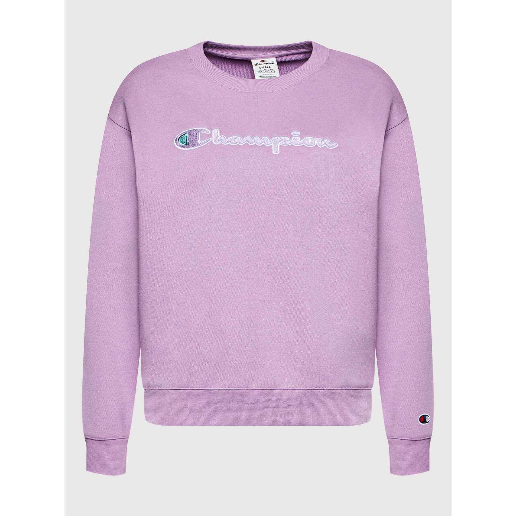 Champion Mikina Crewneck 114922 Fialová Regular Fit - Pepit.cz