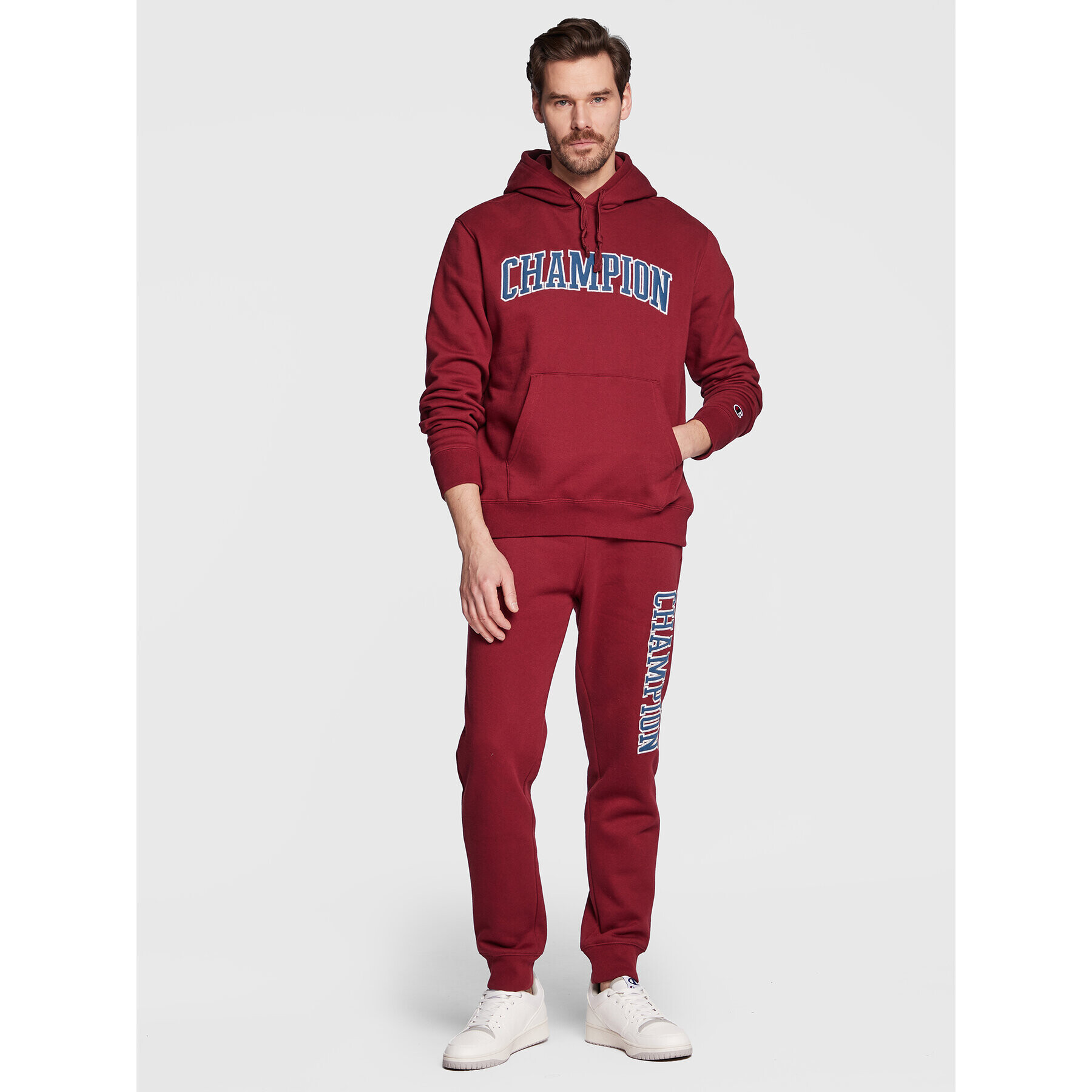 Champion Mikina Heavy Fleece Bookstore 217876 Bordó Regular Fit - Pepit.cz