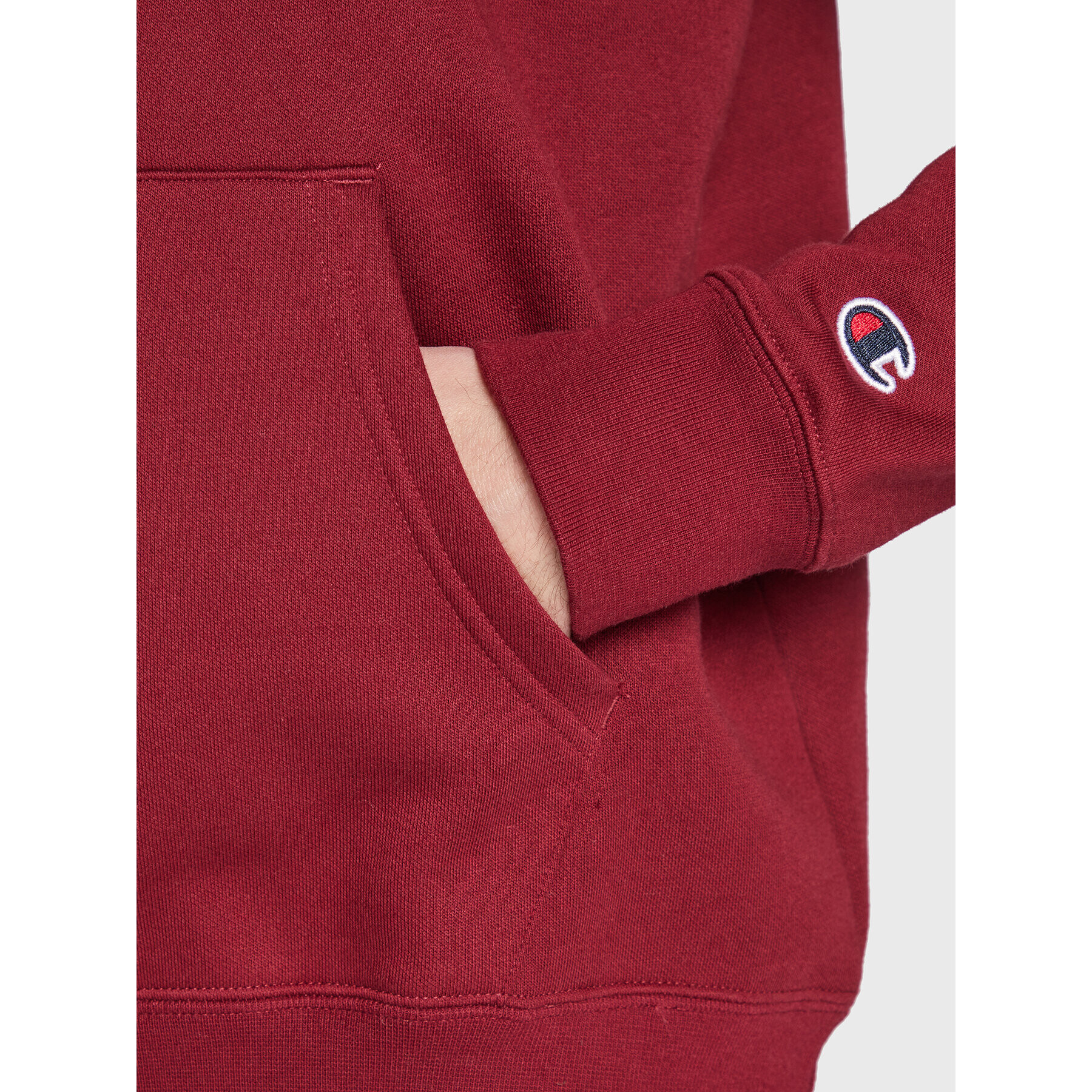 Champion Mikina Heavy Fleece Bookstore 217876 Bordó Regular Fit - Pepit.cz