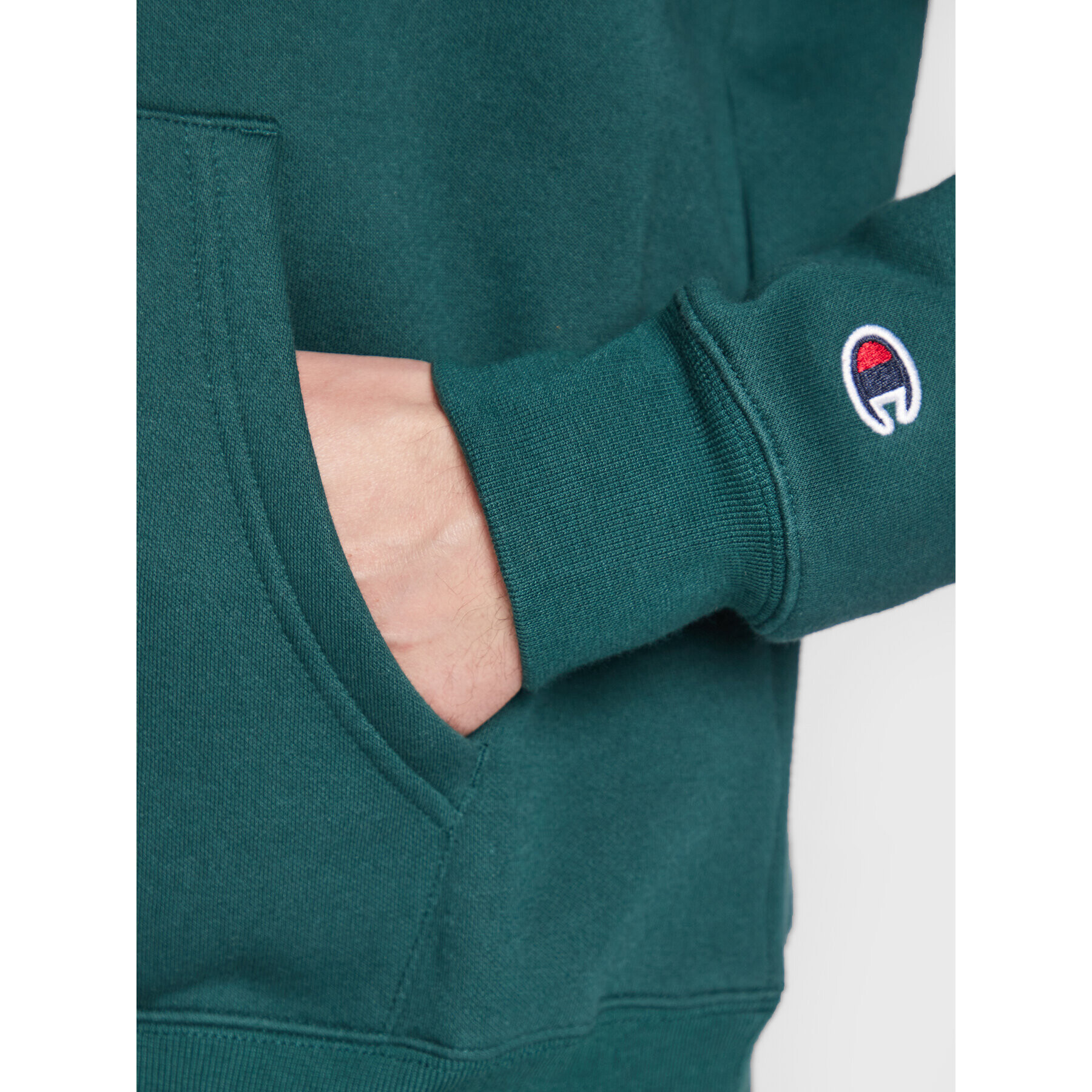 Champion Mikina Heavy Fleece Bookstore 217876 Zelená Regular Fit - Pepit.cz