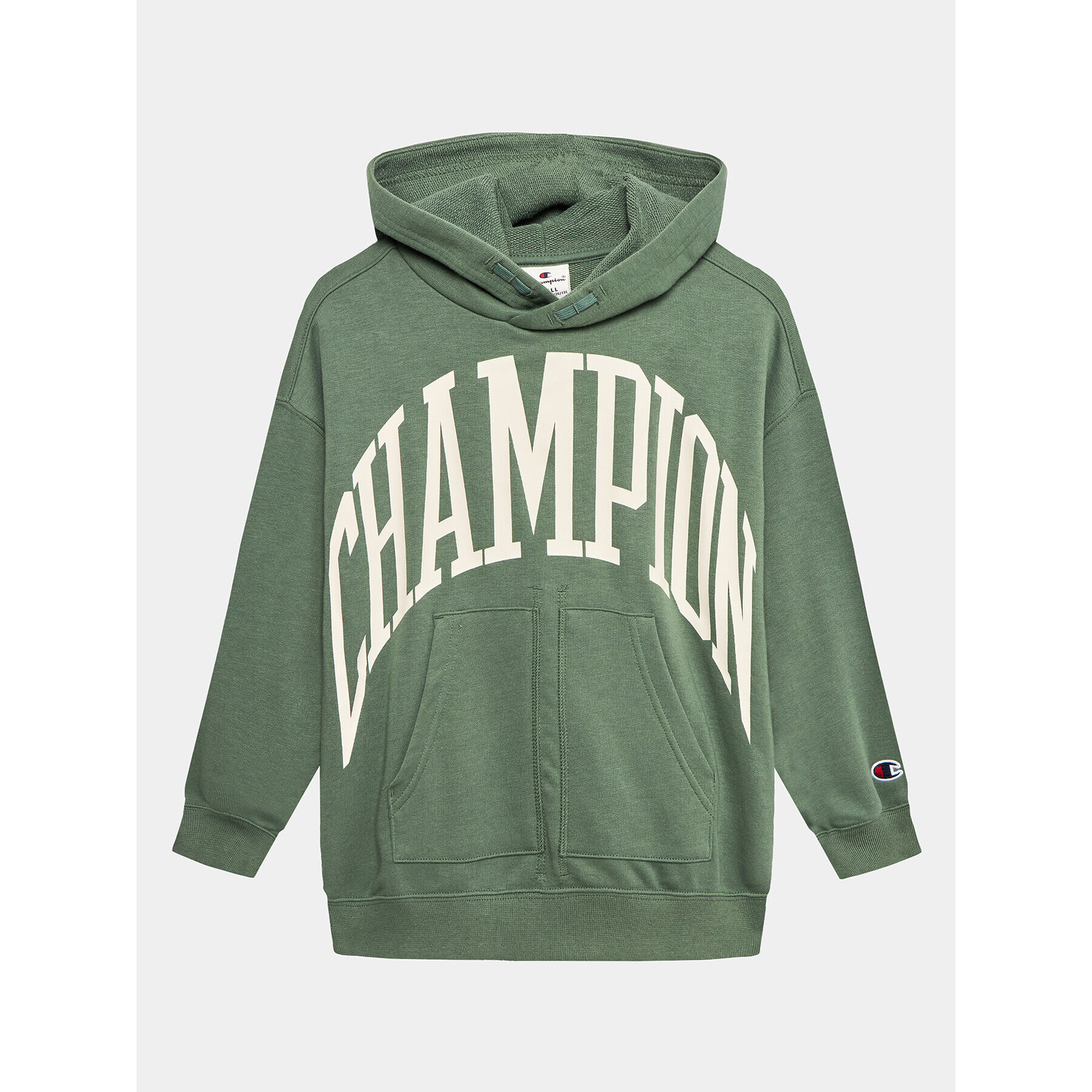 Champion Mikina Maxi Bookstore 306358 Zelená Oversize - Pepit.cz