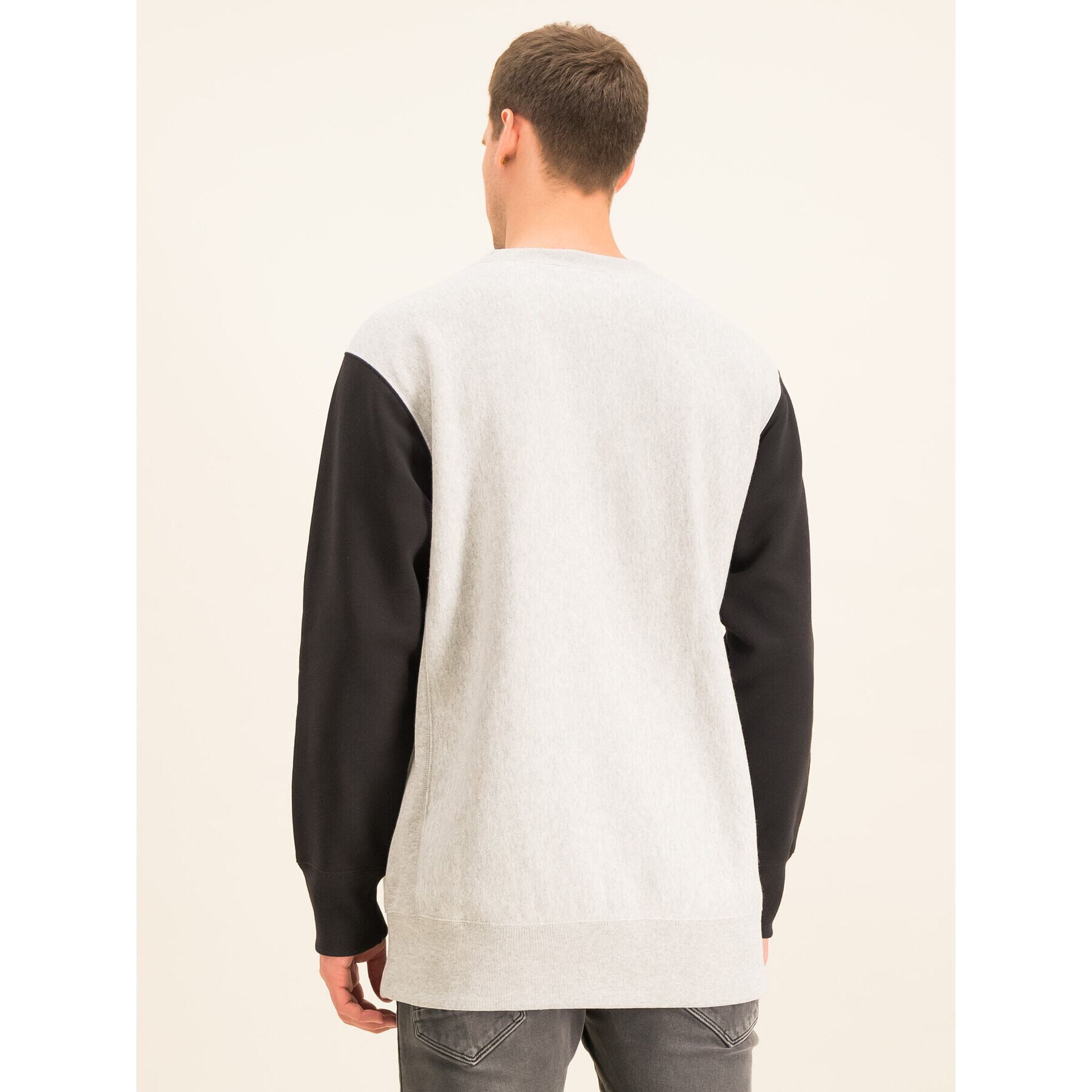 Champion Mikina Reverse Weave 214049 Šedá Oversize - Pepit.cz