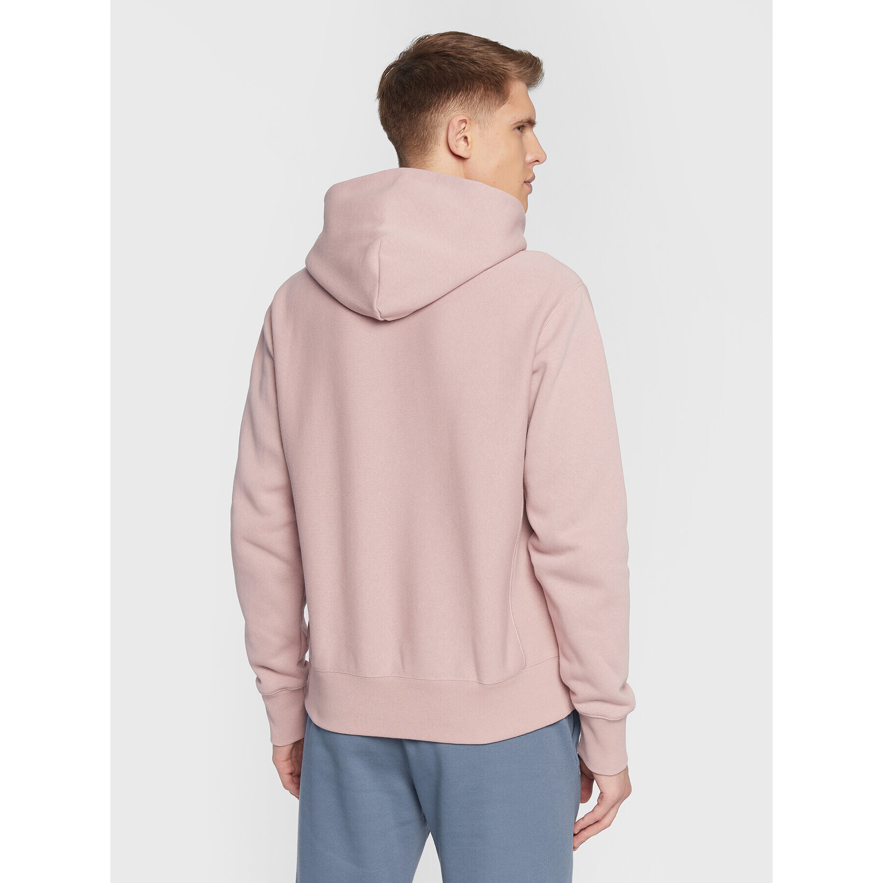 Champion Mikina Reverse Weave Fleece 217976 Růžová Regular Fit - Pepit.cz