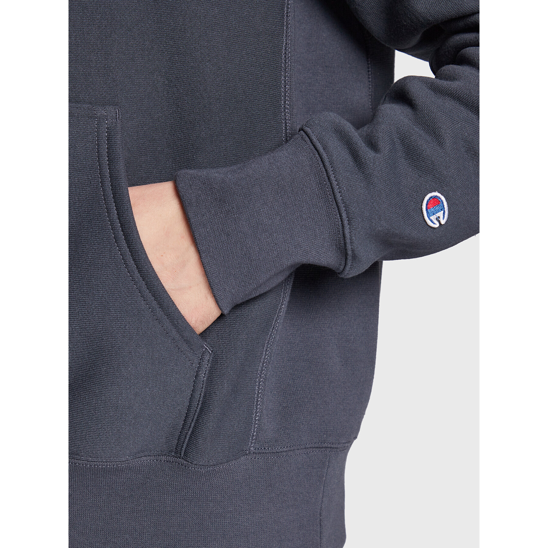 Champion Mikina Reverse Weave Fleece 217976 Šedá Regular Fit - Pepit.cz