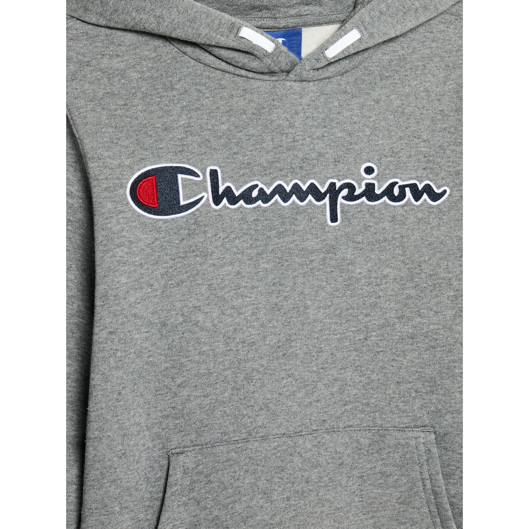 Champion Mikina Script Logo 305765 Šedá Regular Fit - Pepit.cz