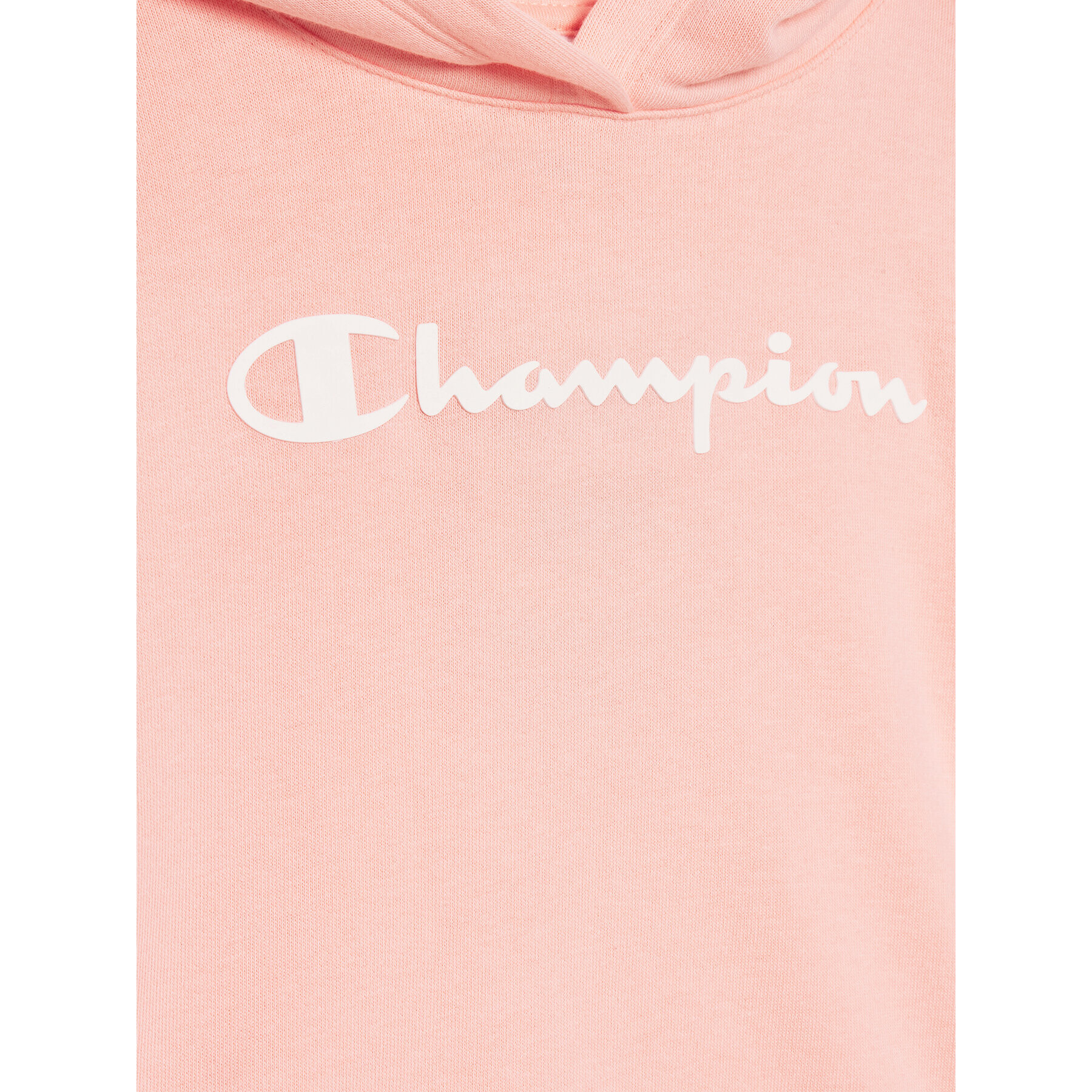 Champion Mikina Script Logo 404295 Růžová Custom Fit - Pepit.cz