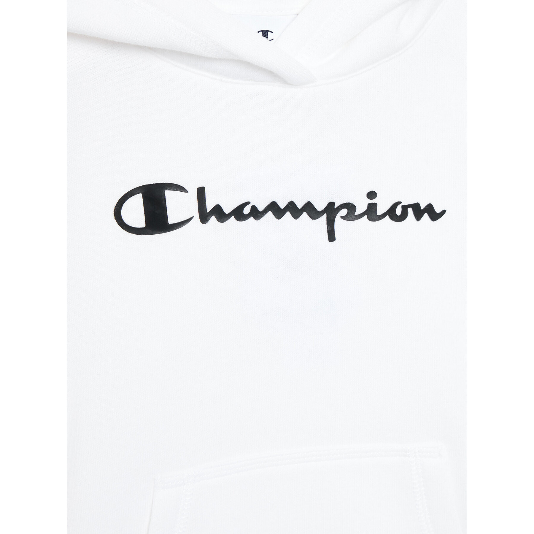 Champion Mikina Script Logo Terry 404540 Bílá Regular Fit - Pepit.cz