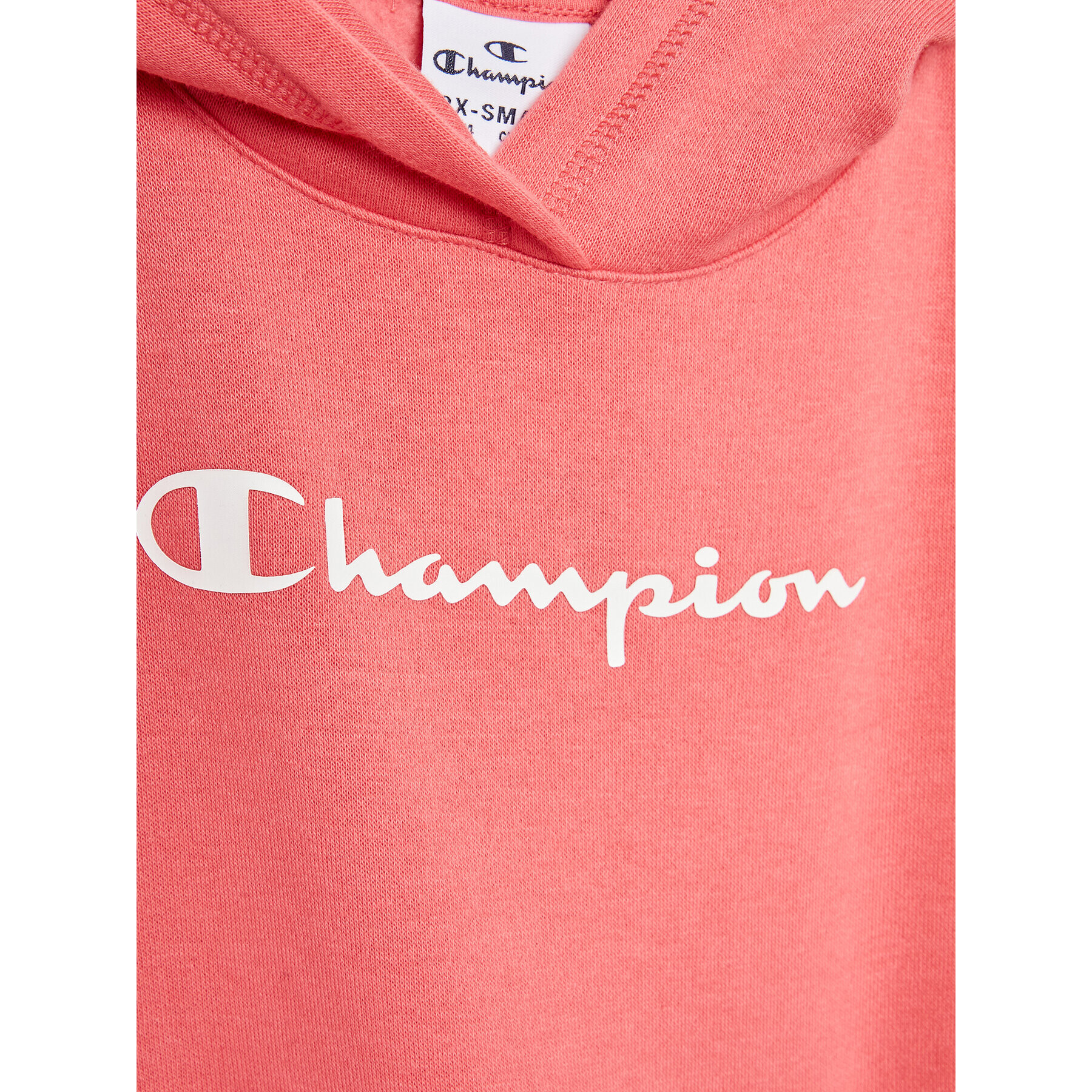 Champion Mikina Script Logo Terry 404540 Růžová Regular Fit - Pepit.cz