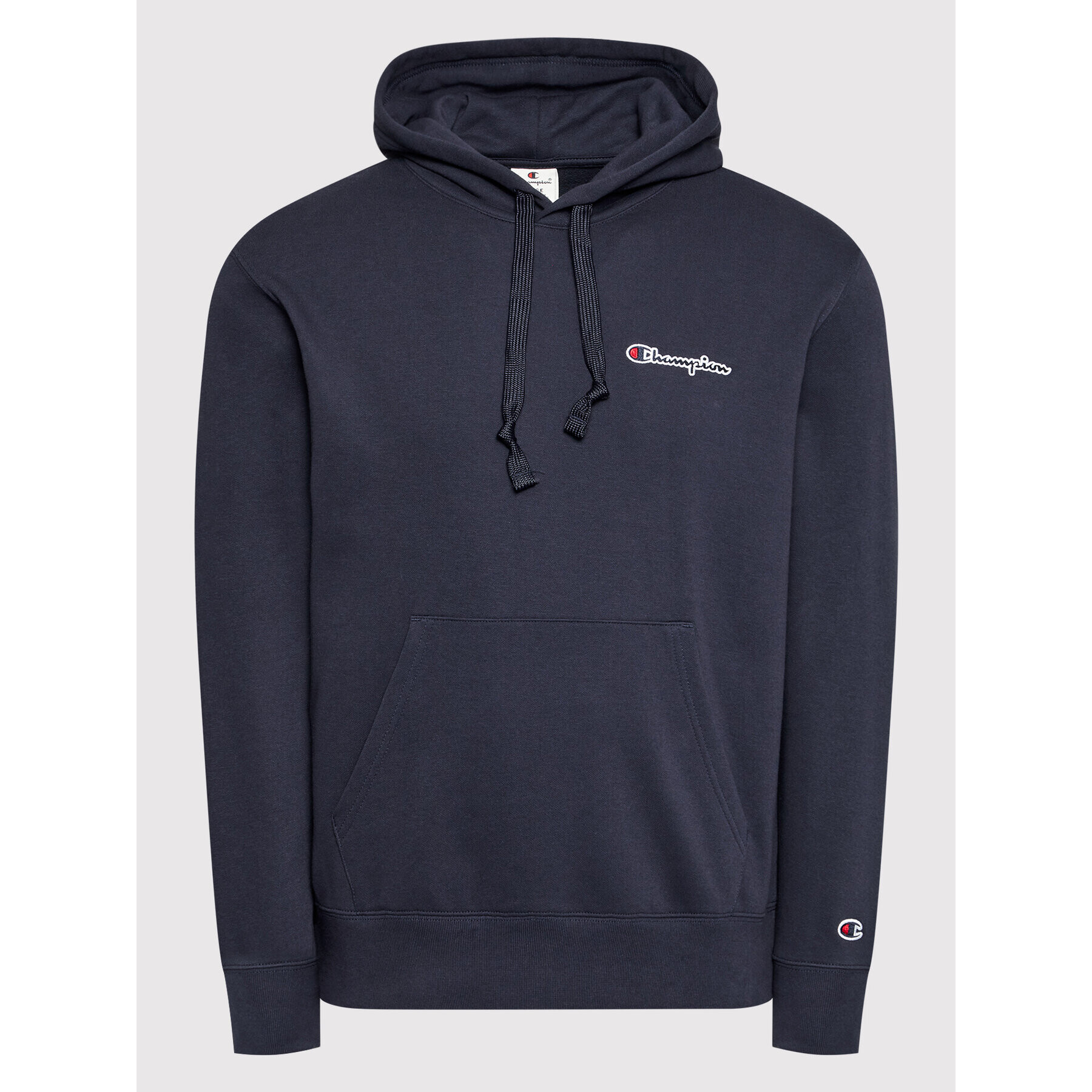 Champion Mikina Small Script Logo Heavy 217064 Tmavomodrá Regular Fit - Pepit.cz