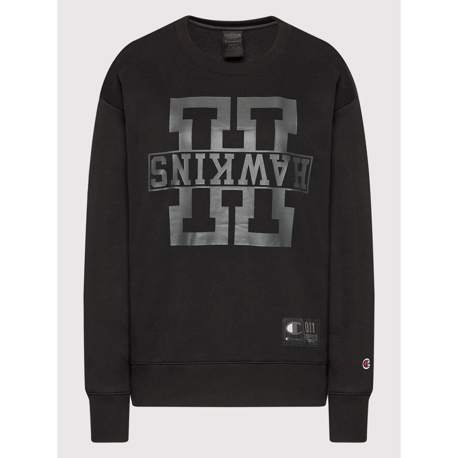 Champion Mikina Unisex STRANGER THINGS Hawkins 217752 Černá Regular Fit - Pepit.cz