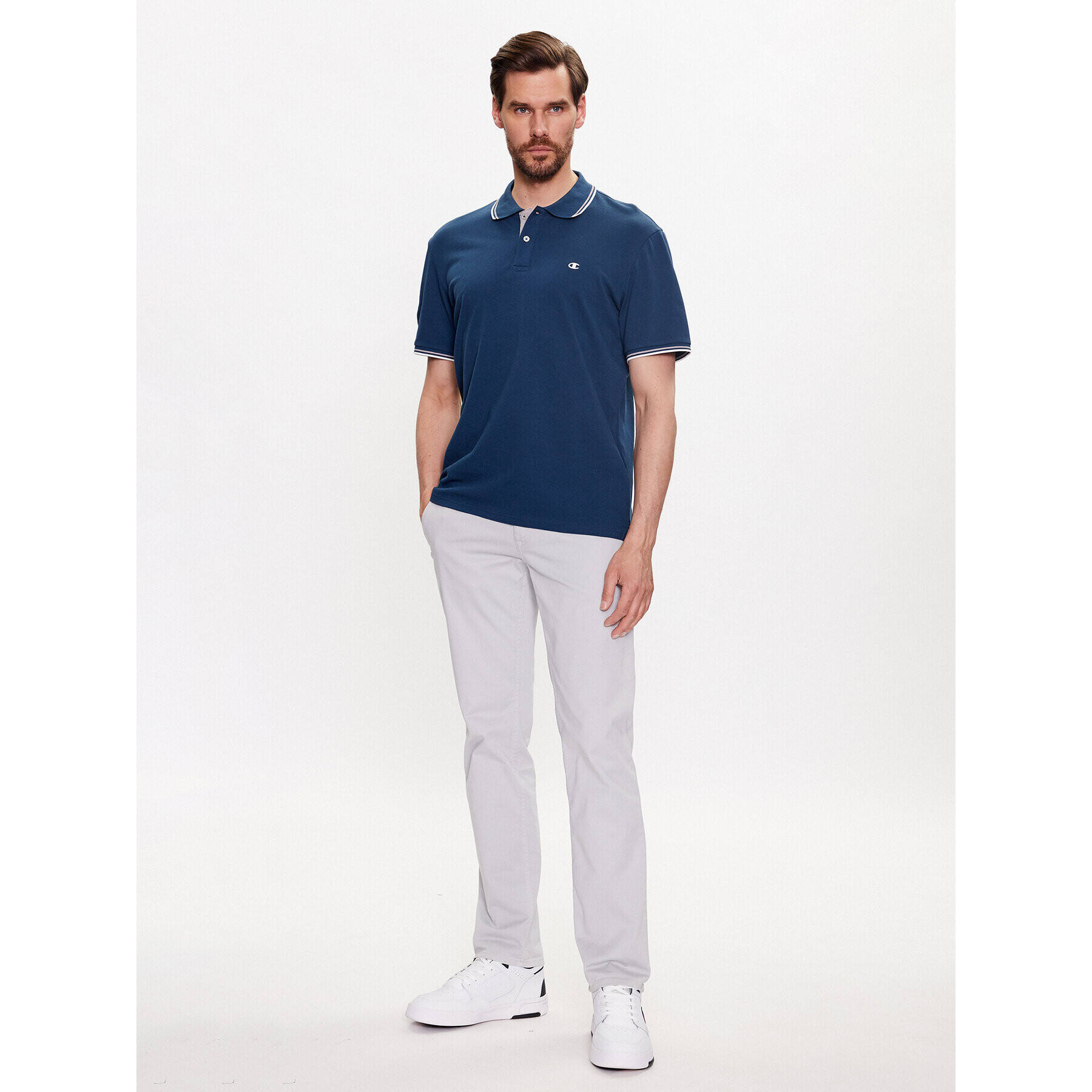 Champion Polokošile 218755 Tmavomodrá Regular Fit - Pepit.cz