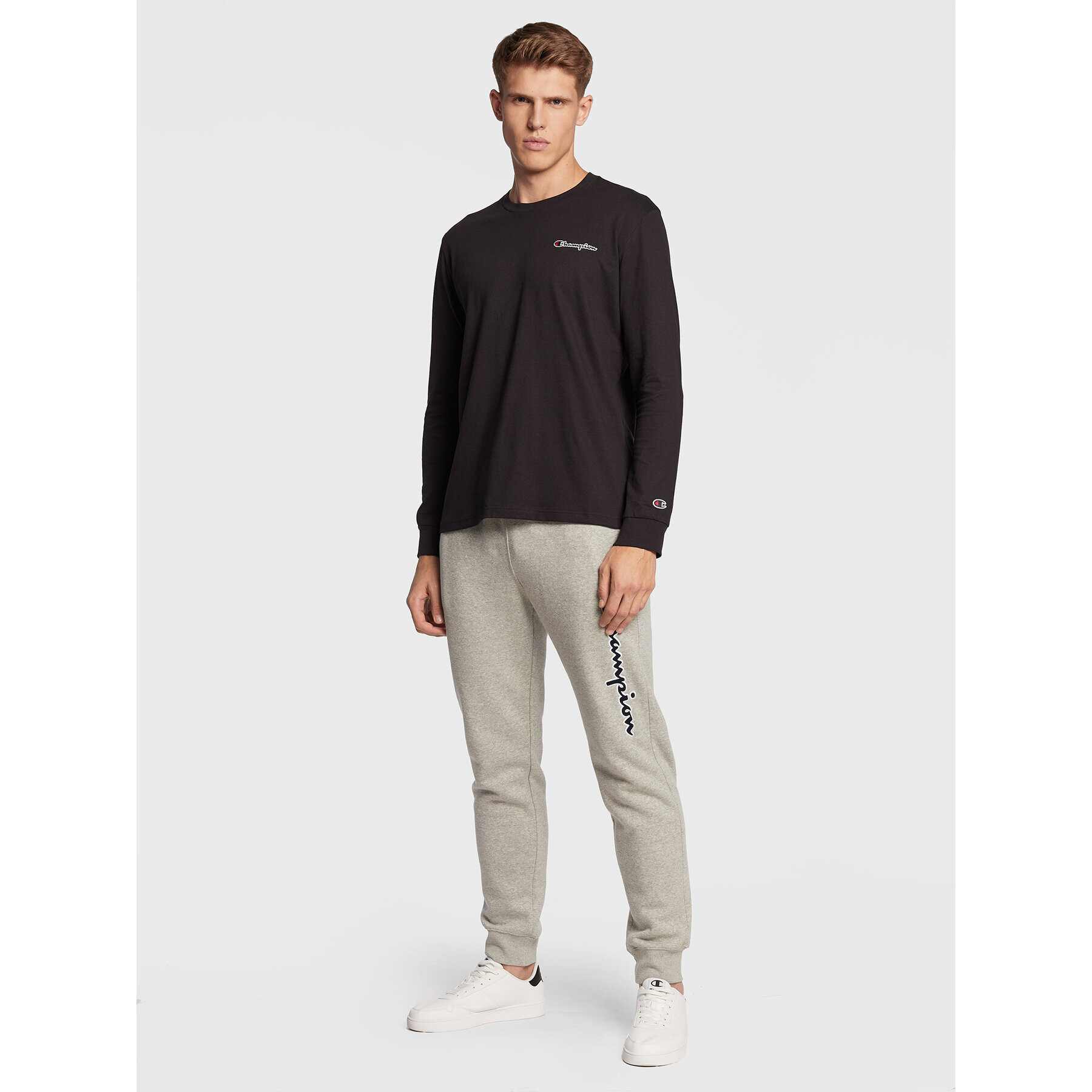 Champion S dlouhým rukávem Crewneck 217868 Černá Regular Fit - Pepit.cz