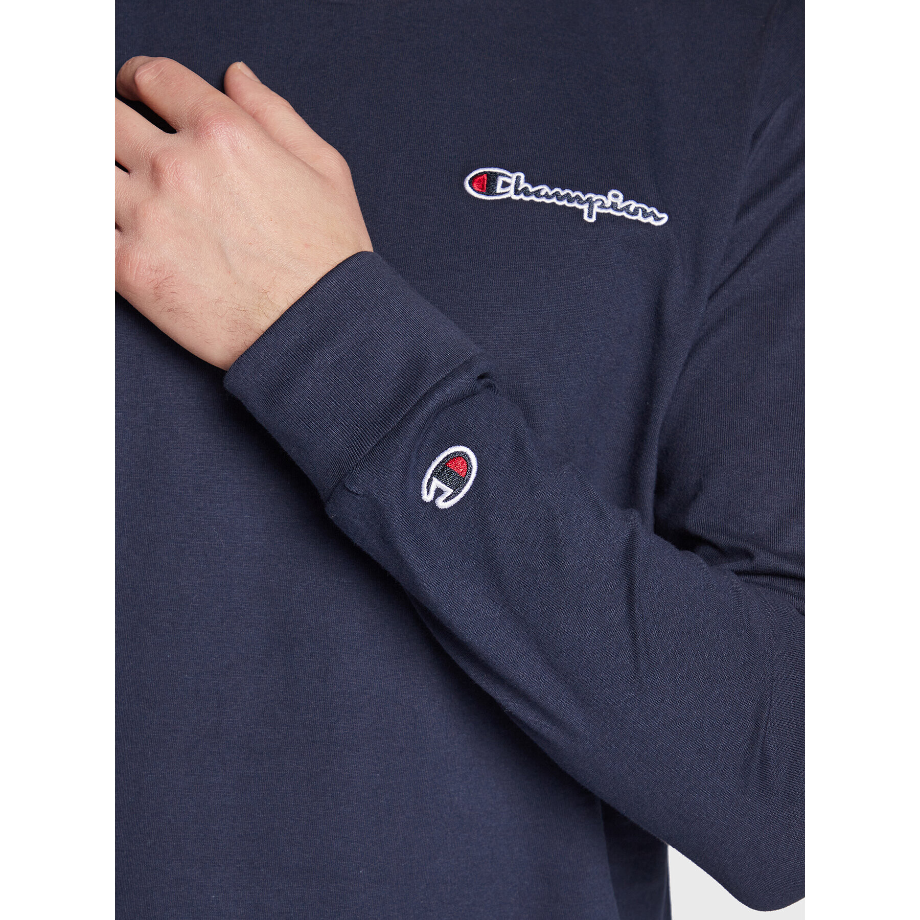 Champion S dlouhým rukávem Crewneck 217868 Tmavomodrá Regular Fit - Pepit.cz