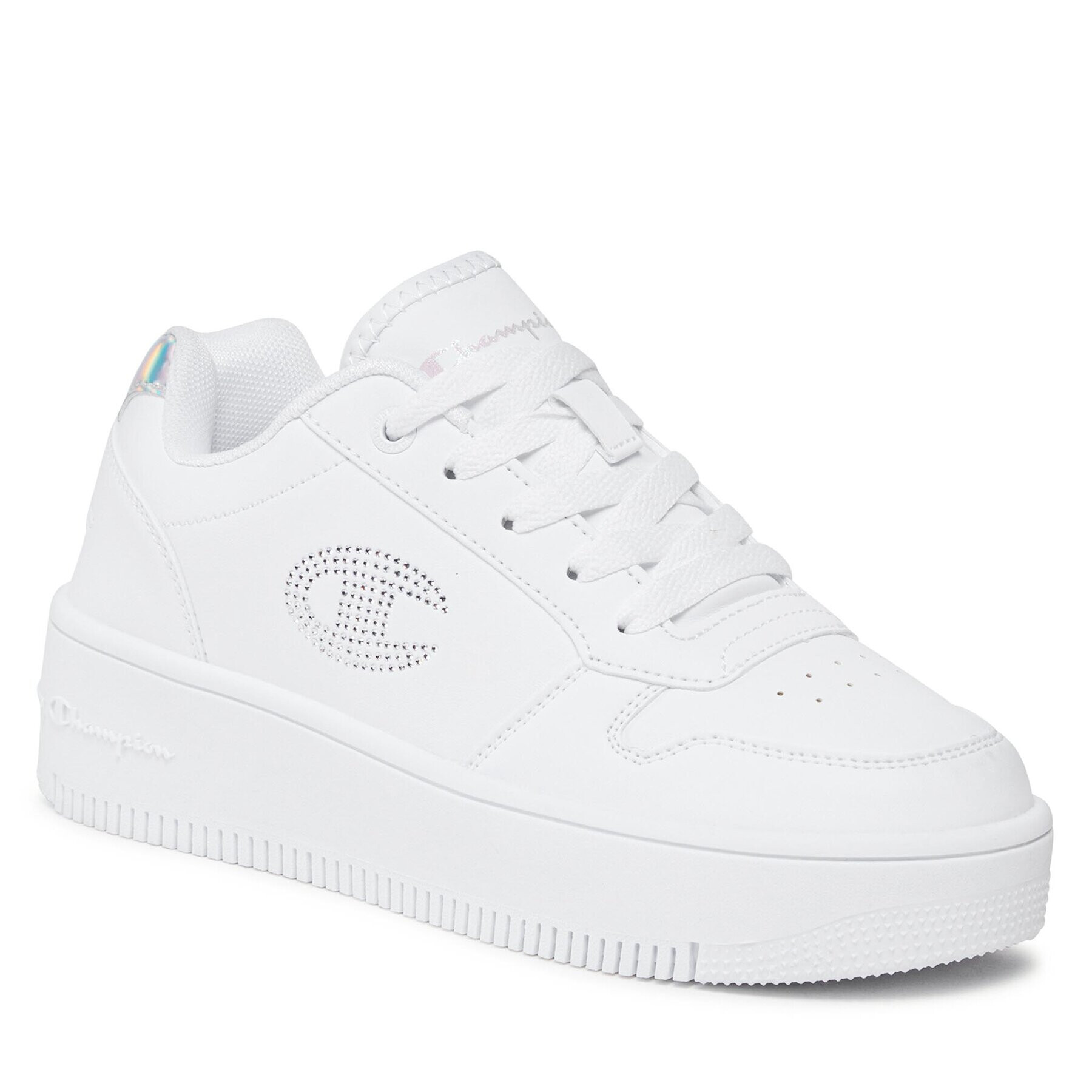 Champion Sneakersy Low Cut Shoe Rebound Plat Metal G Gs S32752-WW001 Bílá - Pepit.cz