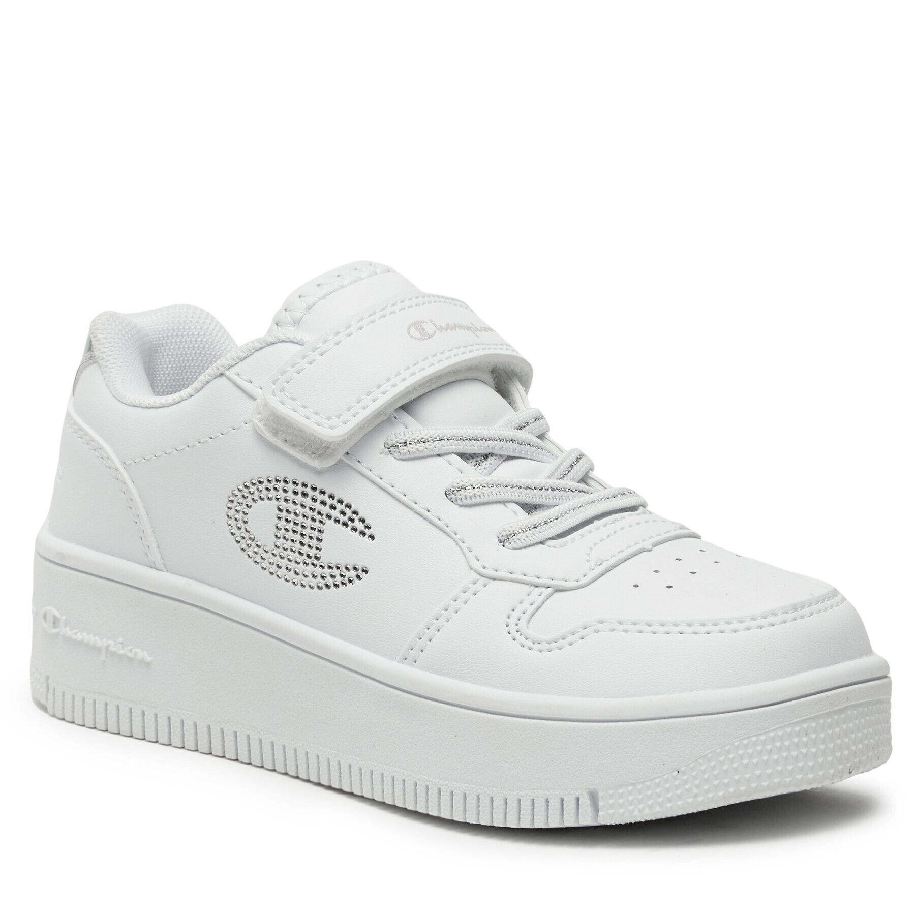 Champion Sneakersy Low Cut Shoe Rebound Plat Metal G Ps S32751-WW001 Bílá - Pepit.cz