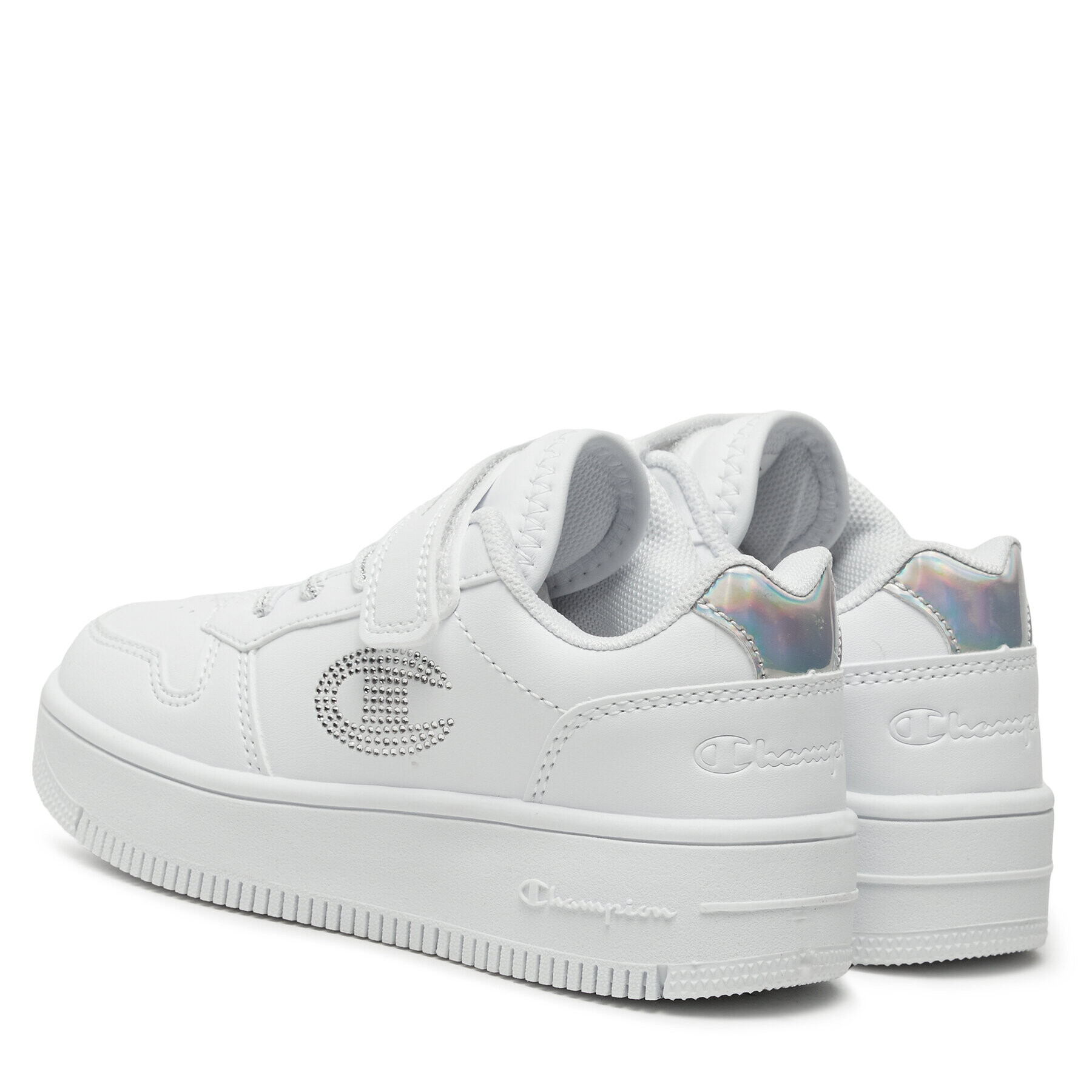 Champion Sneakersy Low Cut Shoe Rebound Plat Metal G Ps S32751-WW001 Bílá - Pepit.cz