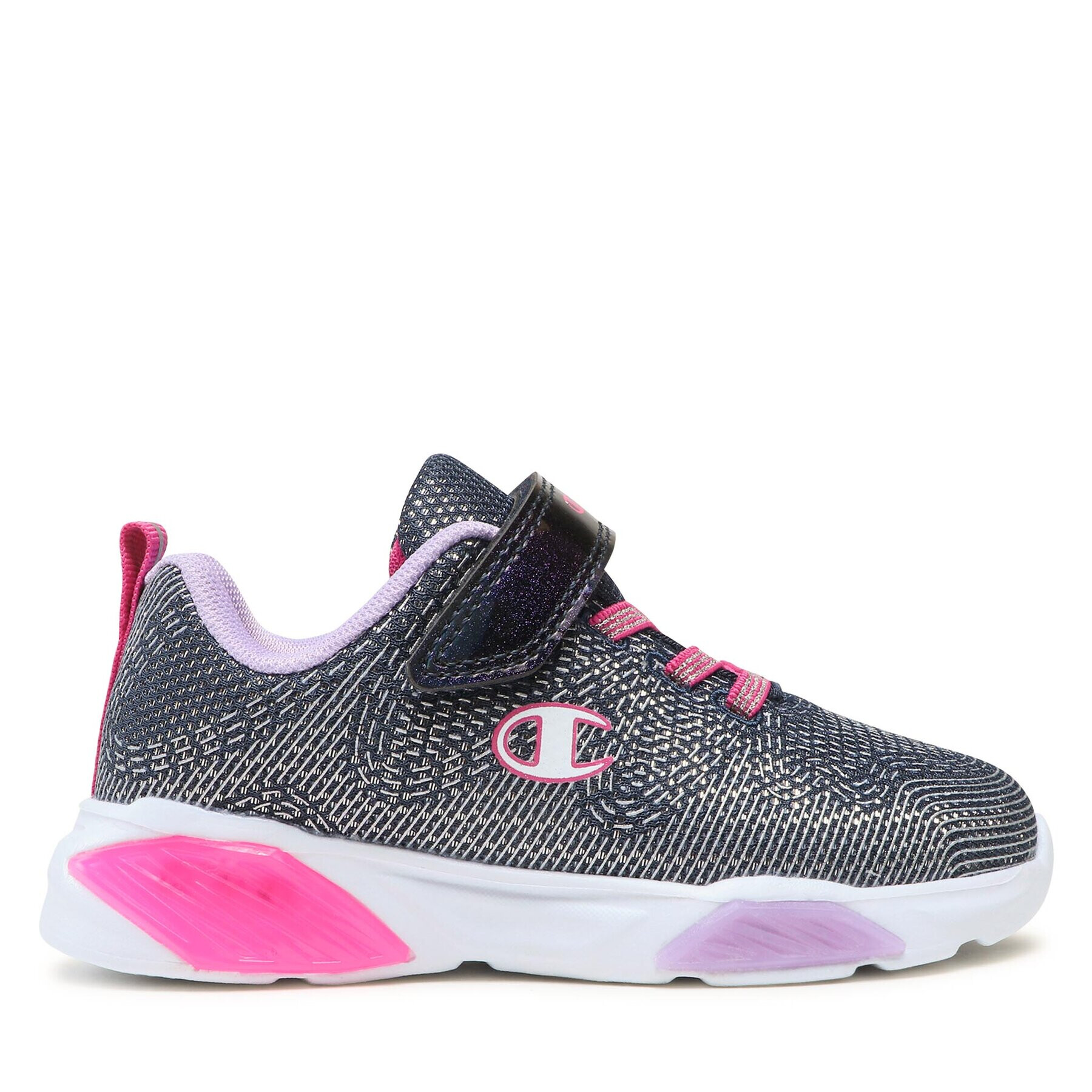 Champion Sneakersy Low Cut Shoe Wave Sparkle G Ps S32780-BS502 Tmavomodrá - Pepit.cz