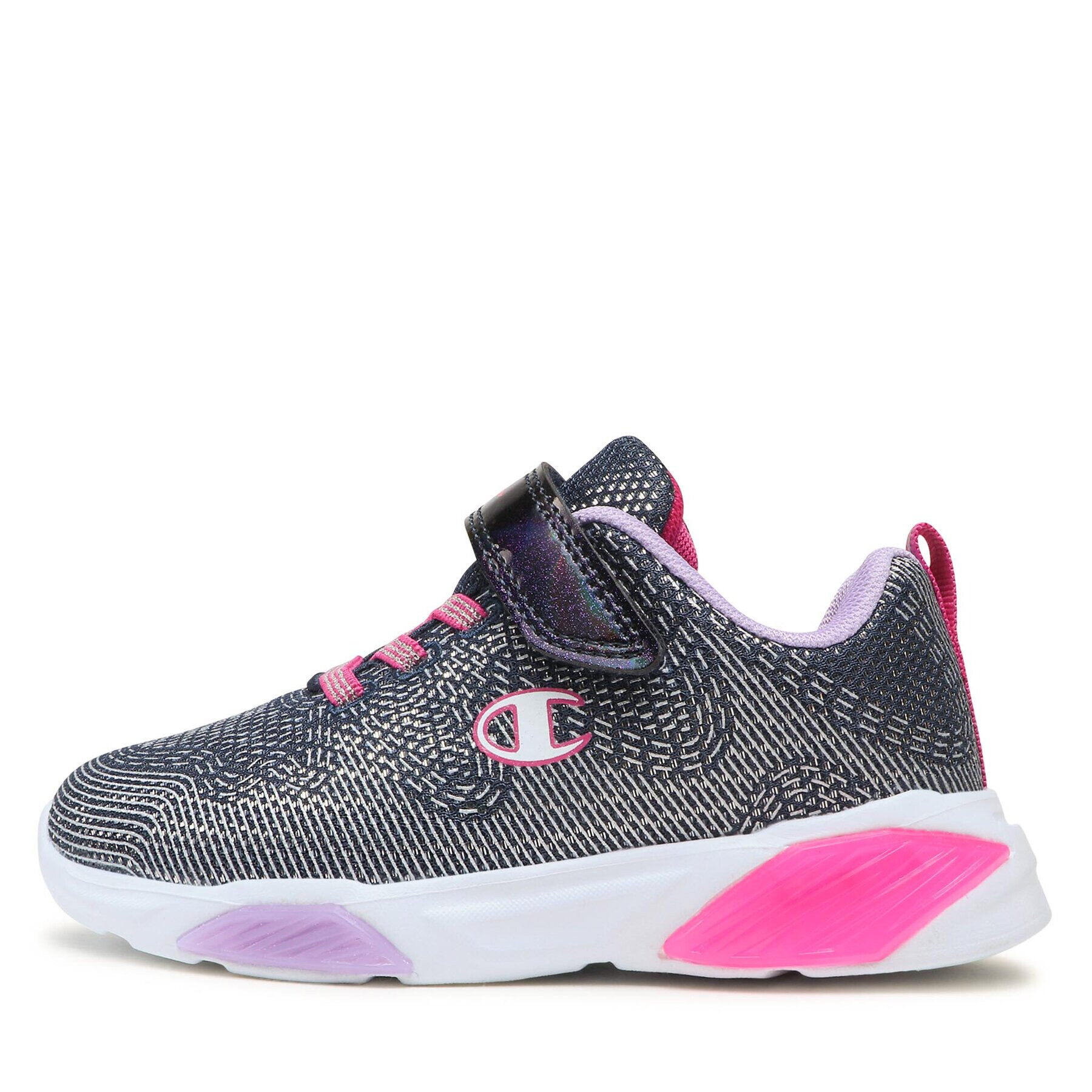 Champion Sneakersy Low Cut Shoe Wave Sparkle G Ps S32780-BS502 Tmavomodrá - Pepit.cz