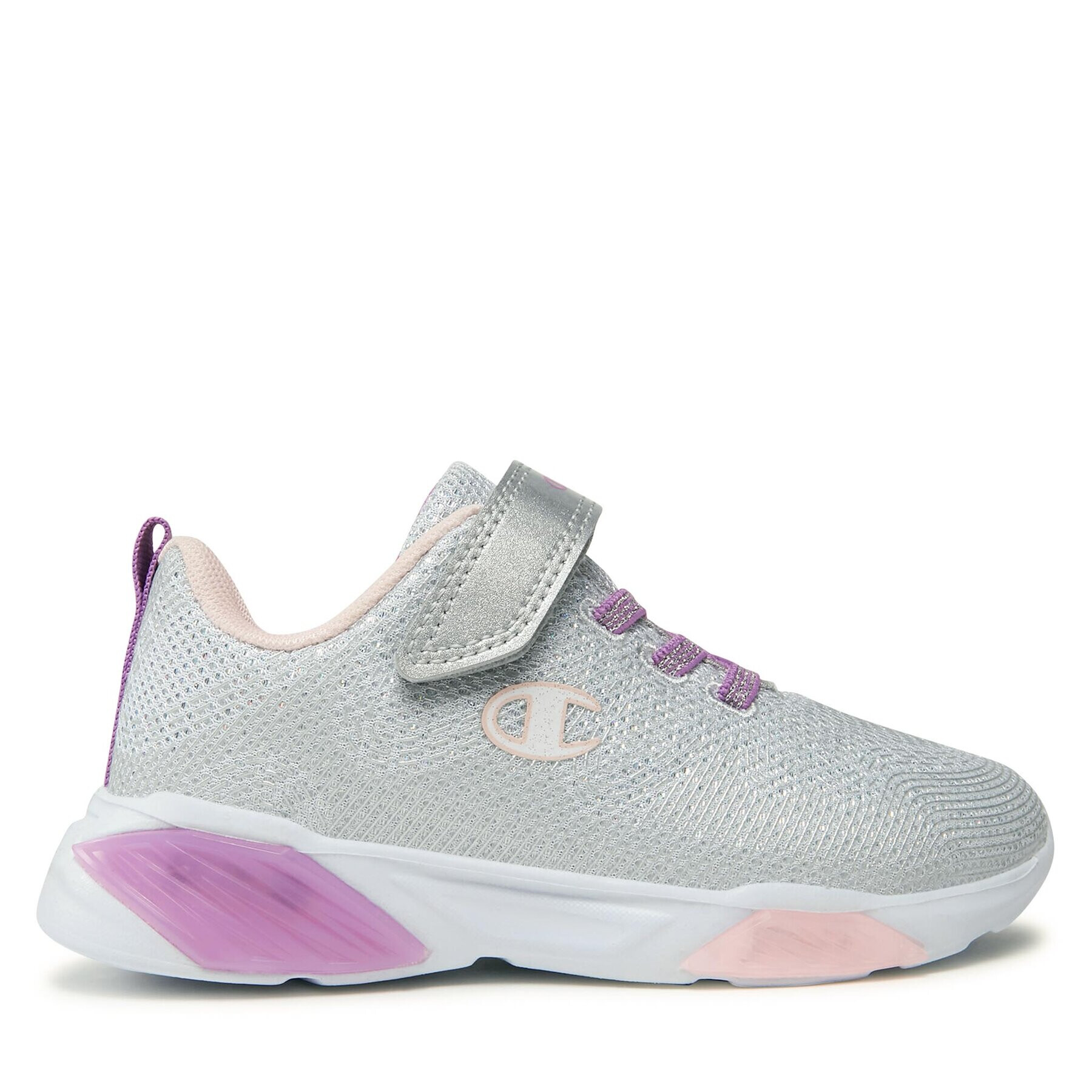 Champion Sneakersy Low Cut Shoe Wave Sparkle G Ps S32780-EM008 Šedá - Pepit.cz