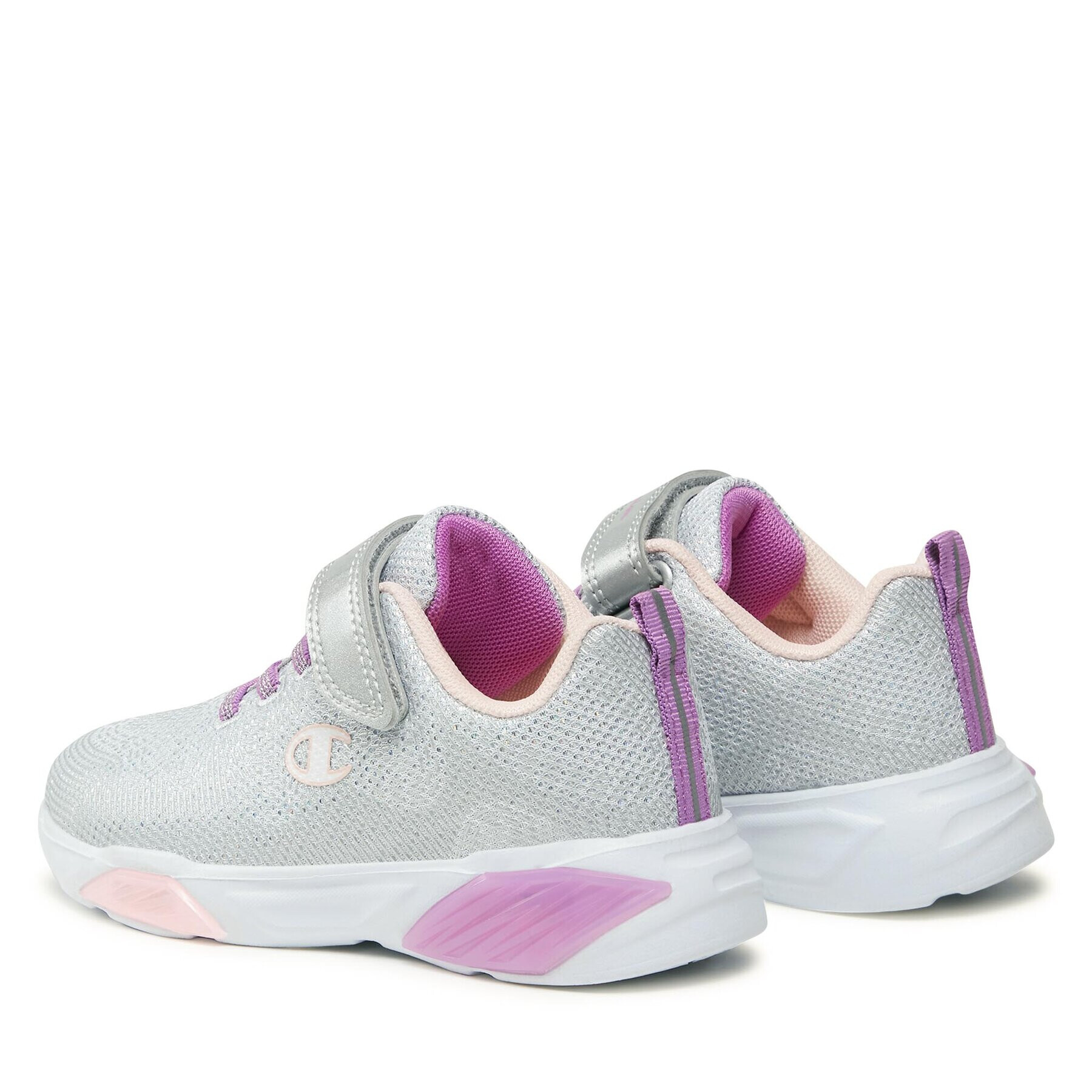 Champion Sneakersy Low Cut Shoe Wave Sparkle G Ps S32780-EM008 Šedá - Pepit.cz