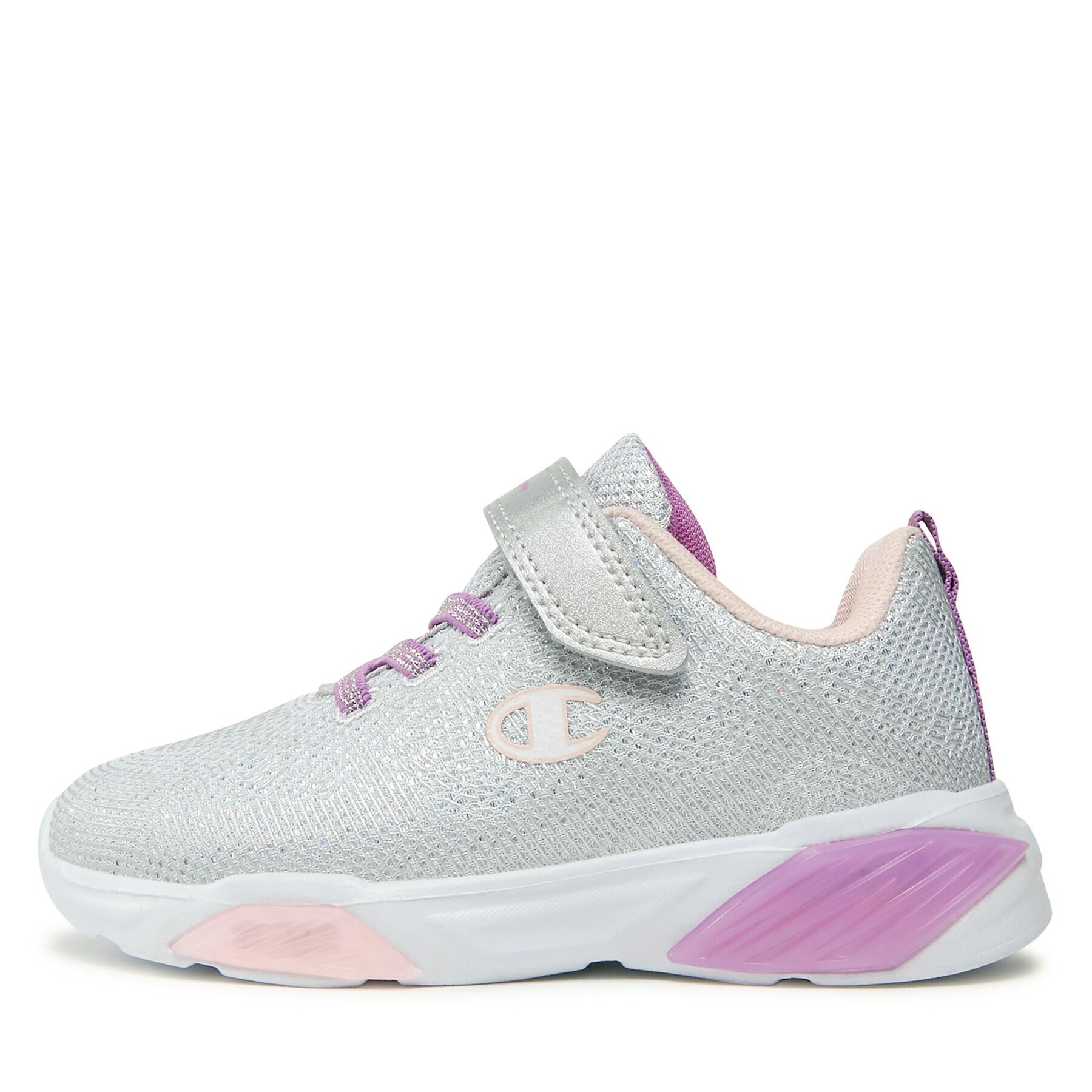 Champion Sneakersy Low Cut Shoe Wave Sparkle G Ps S32780-EM008 Šedá - Pepit.cz