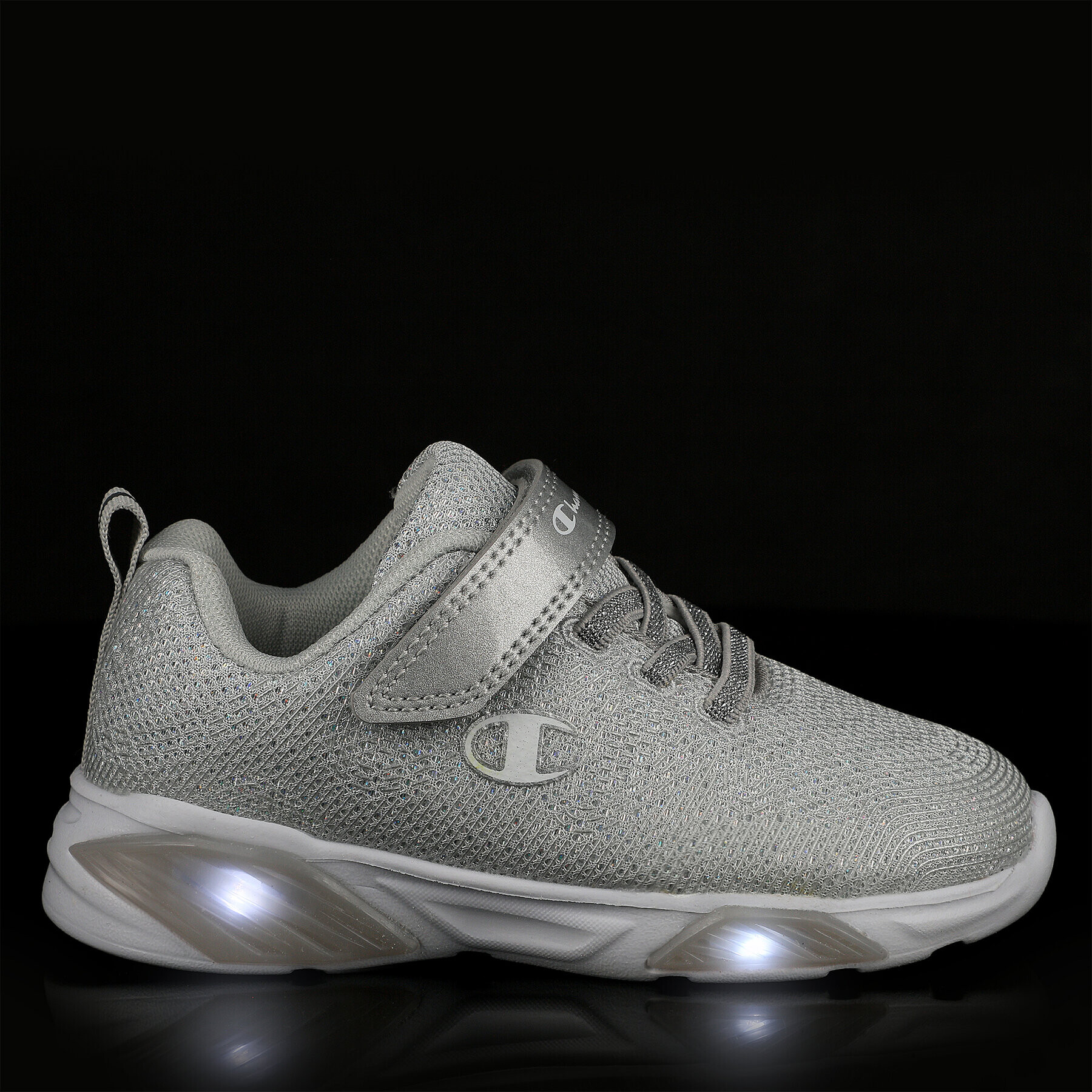 Champion Sneakersy Low Cut Wave Sparkle S32780-CHA-EM007 Šedá - Pepit.cz