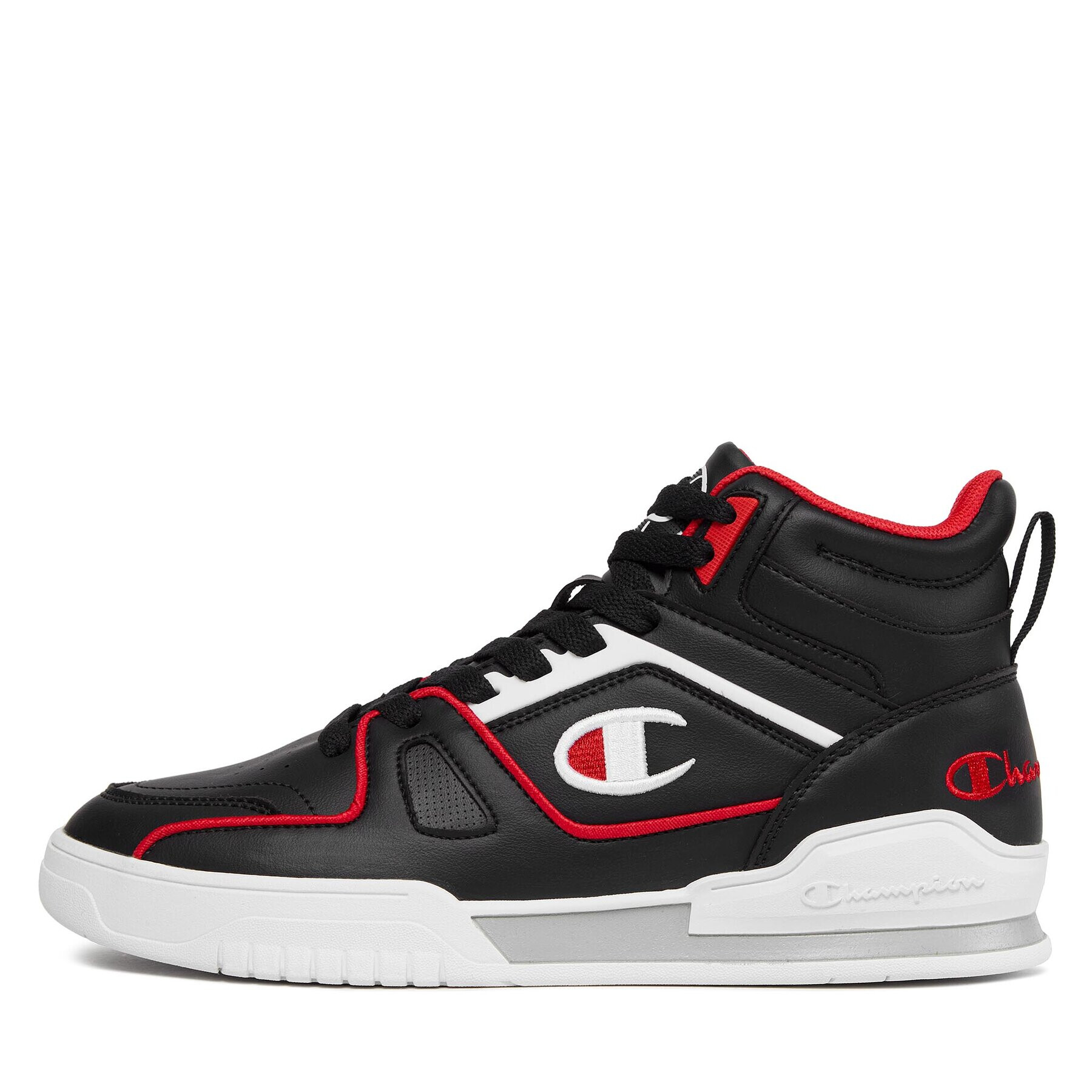 Champion Sneakersy Mid Cut Shoe 3 Point Mid S22119-KK002 Černá - Pepit.cz