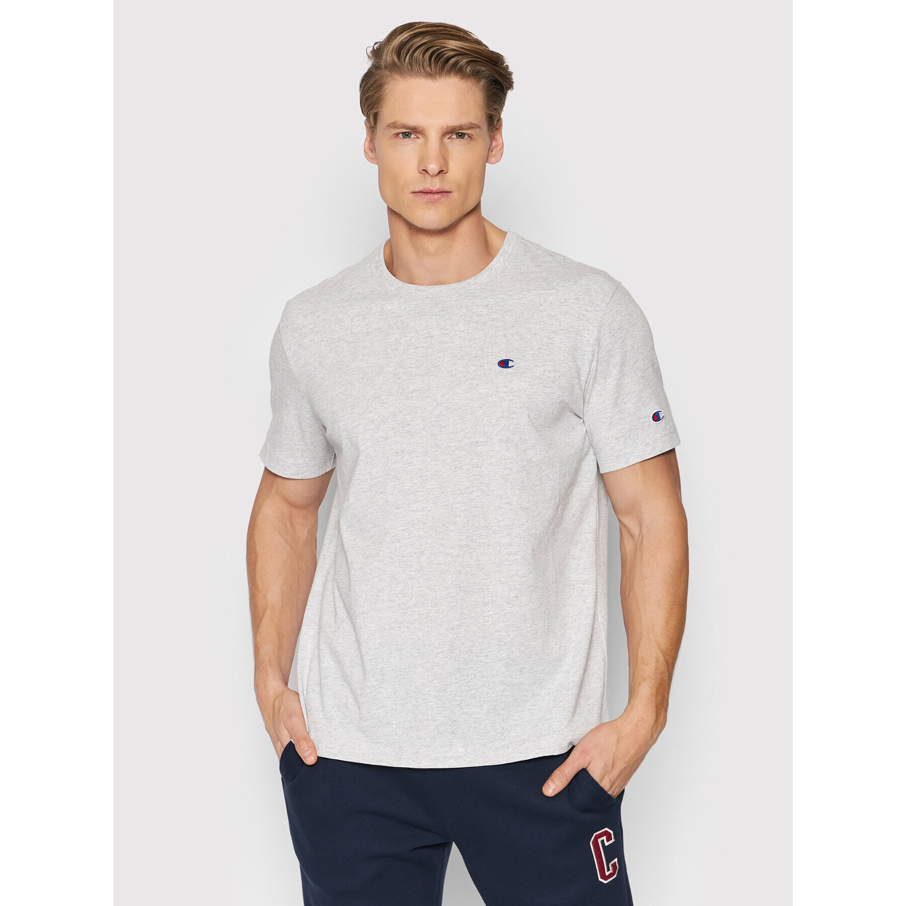 Champion T-Shirt 212974 Šedá Regular Fit - Pepit.cz