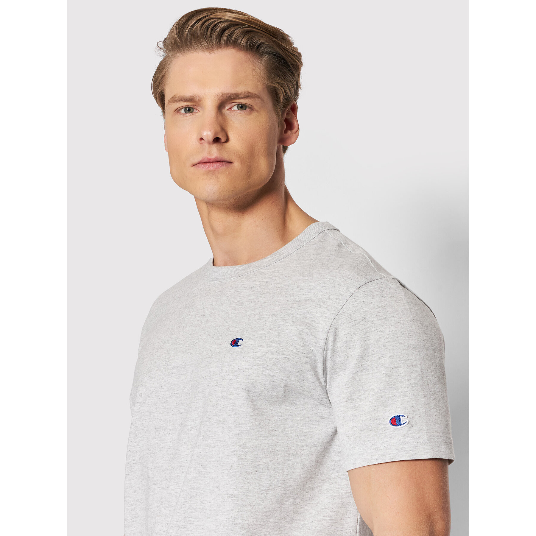 Champion T-Shirt 212974 Šedá Regular Fit - Pepit.cz